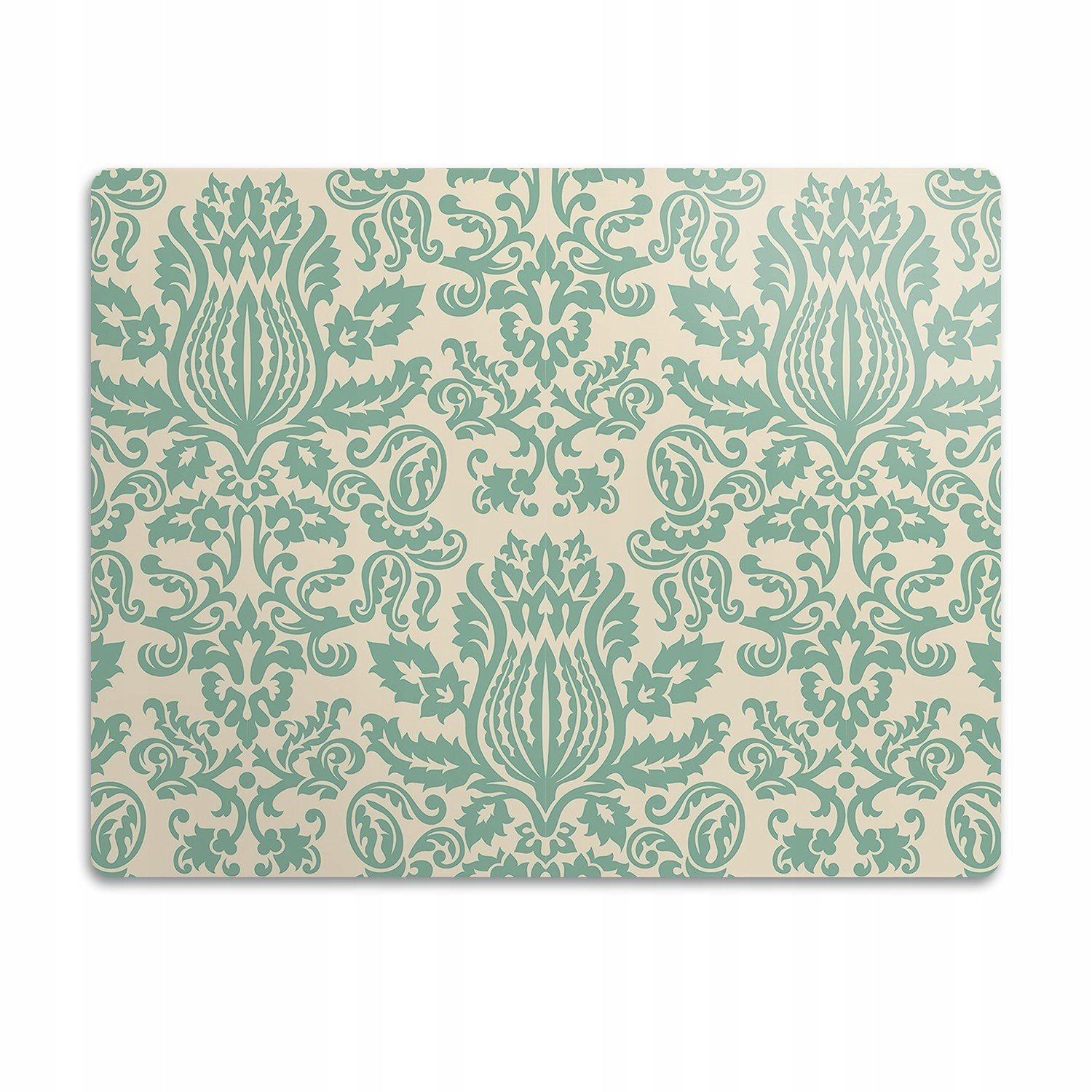 Podložka pod misku Zelený Damašek vzor 90x60 cm