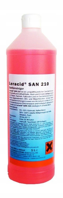 Leracid San 210 mycí prostředek na sanitární zařízení 1L