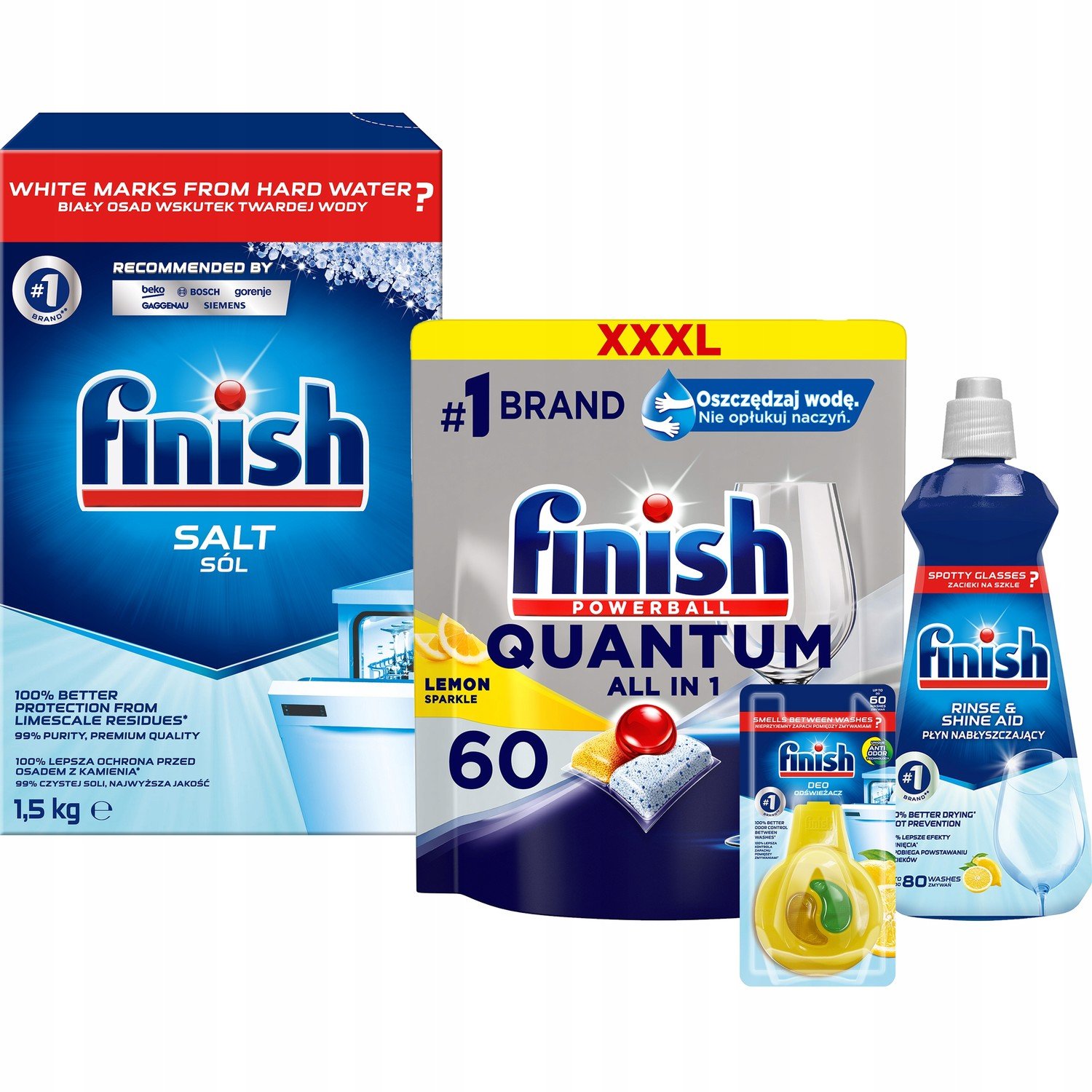 Set Finish Quantum Tablety Lemon 60ks