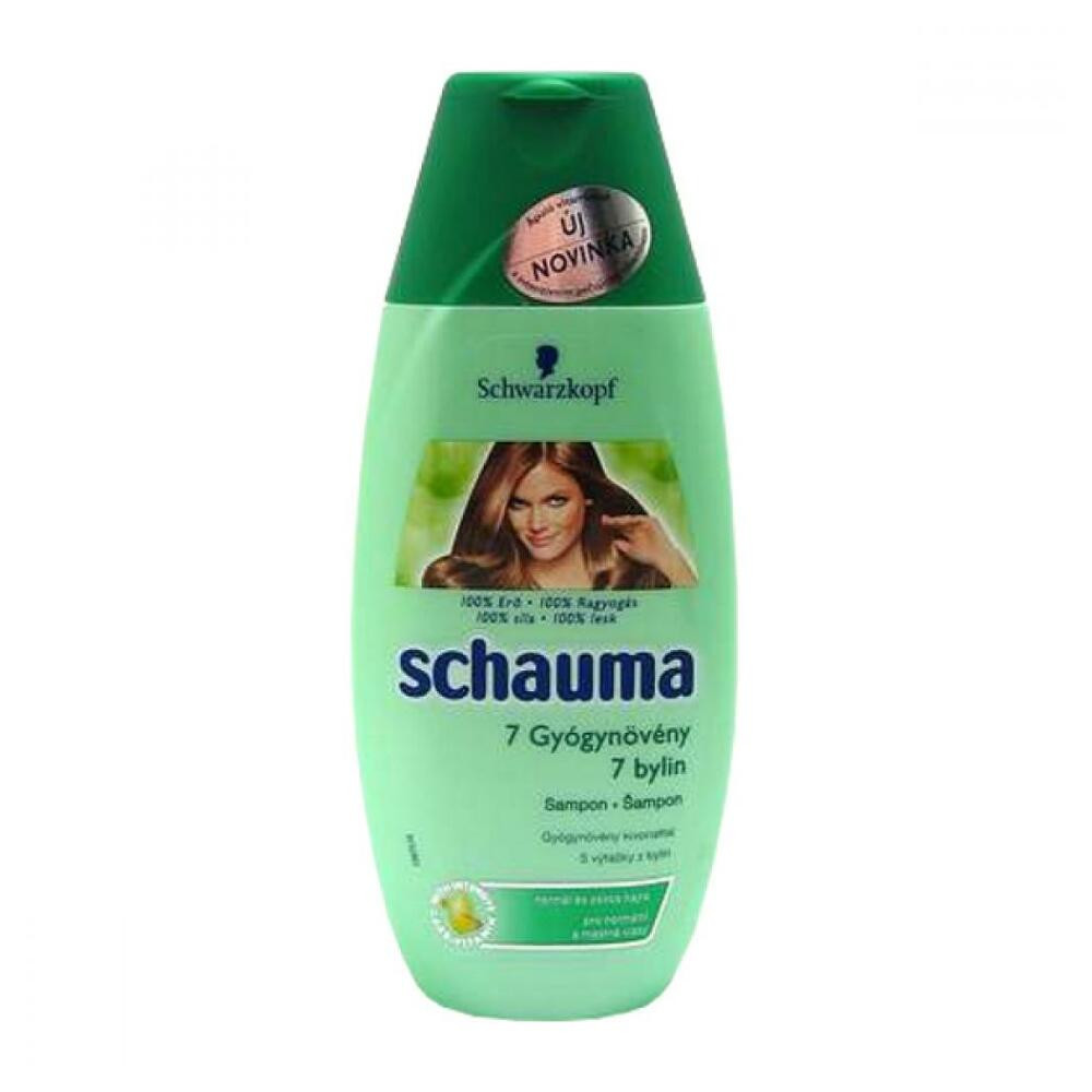 SCHAUMA šampon 7 bylin, 250ml zelený