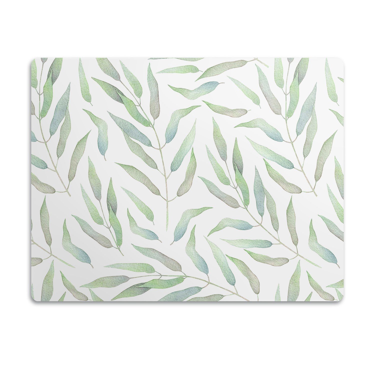 Voděodolná podložka pod misku Jemné listy 90x60