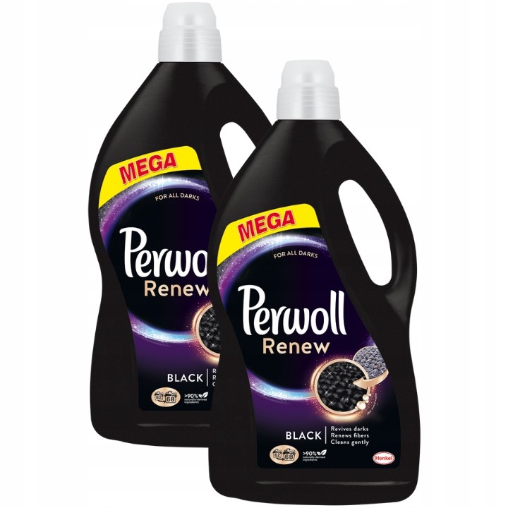 Perwoll Renew Black Prací prostředek 2x3,74l 136p
