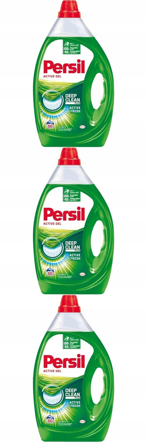 Persil Deep Clean Active Prací gel 50praní 3x2,5l