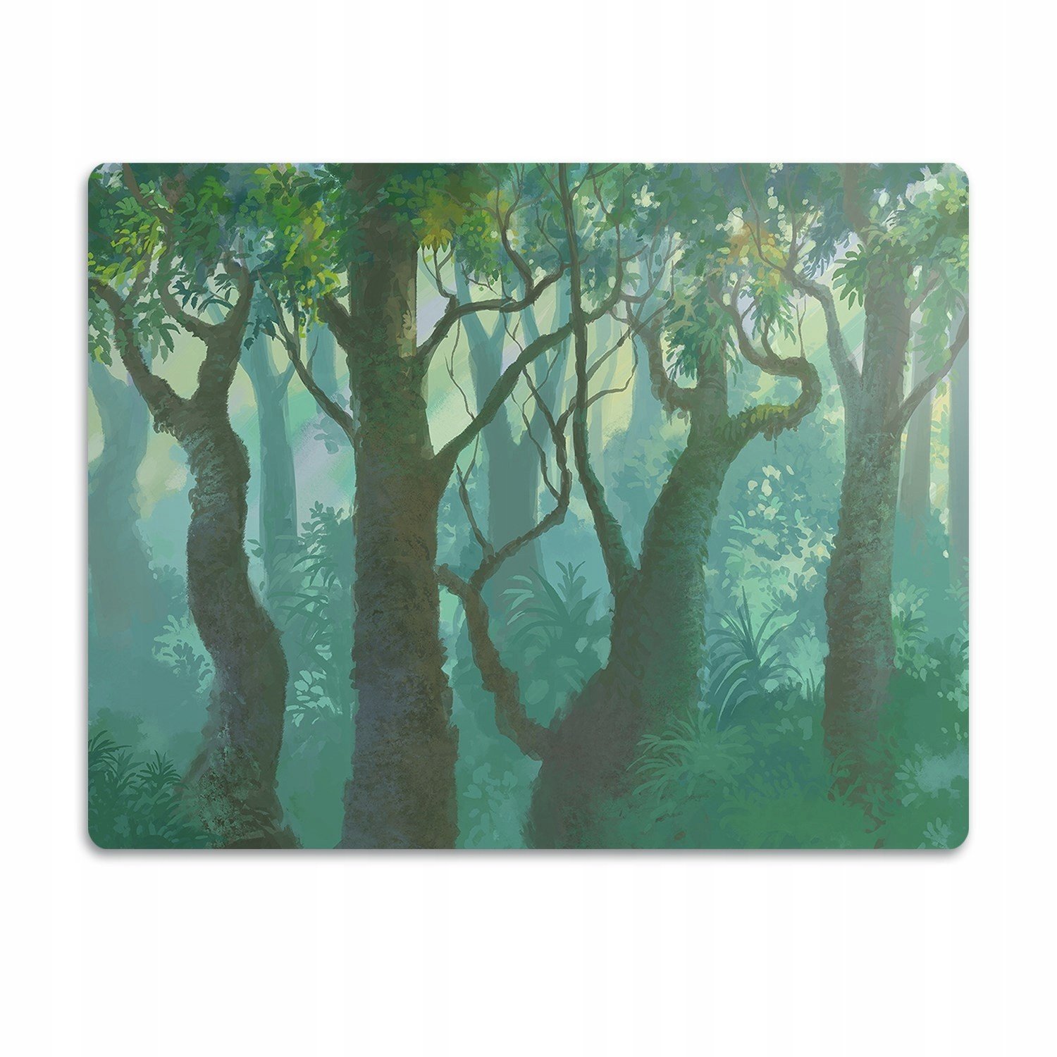 Podložka pod misku pro psa Tmavý les 90x60 cm