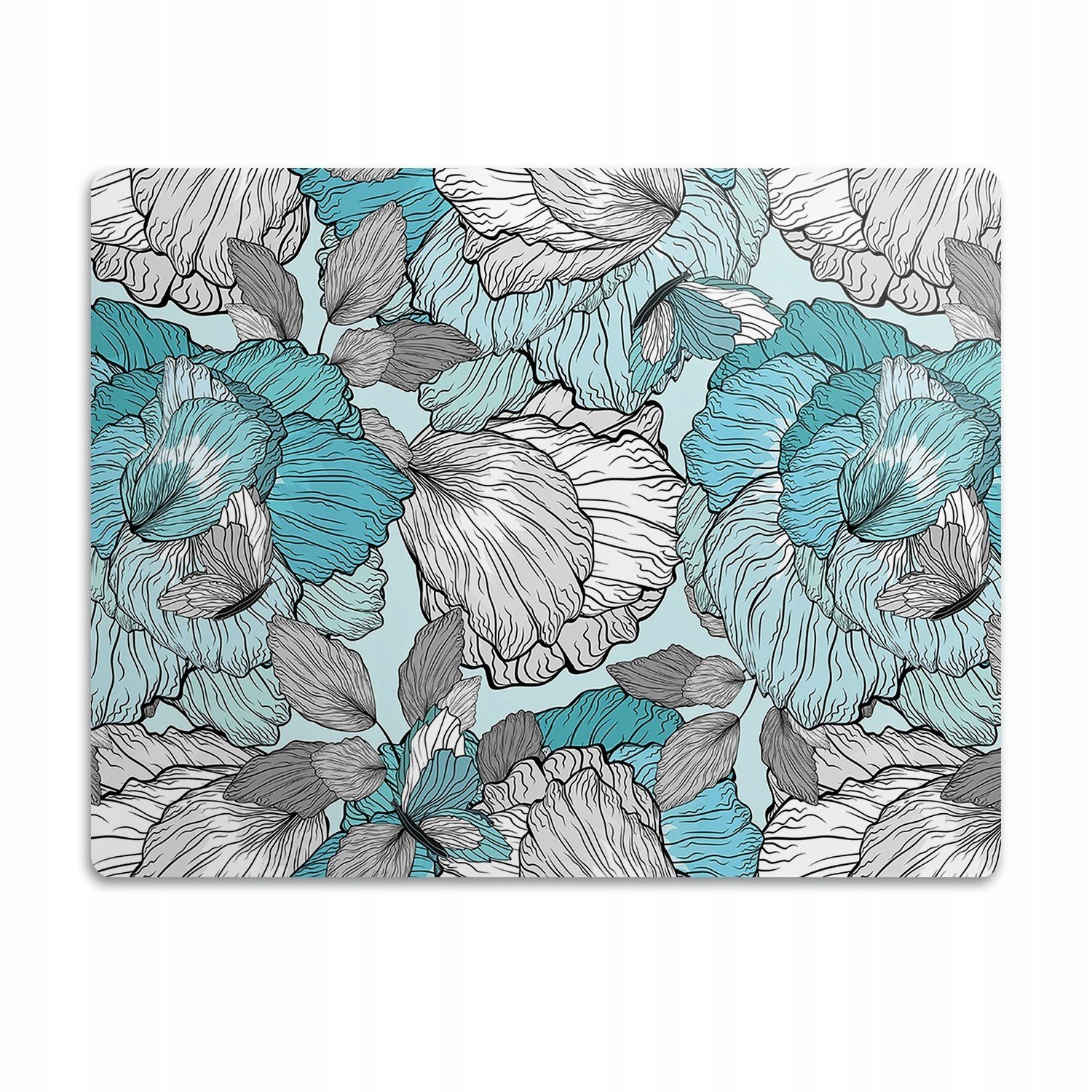 Ochranná podložka pod misku Květinová kompozice 90x60