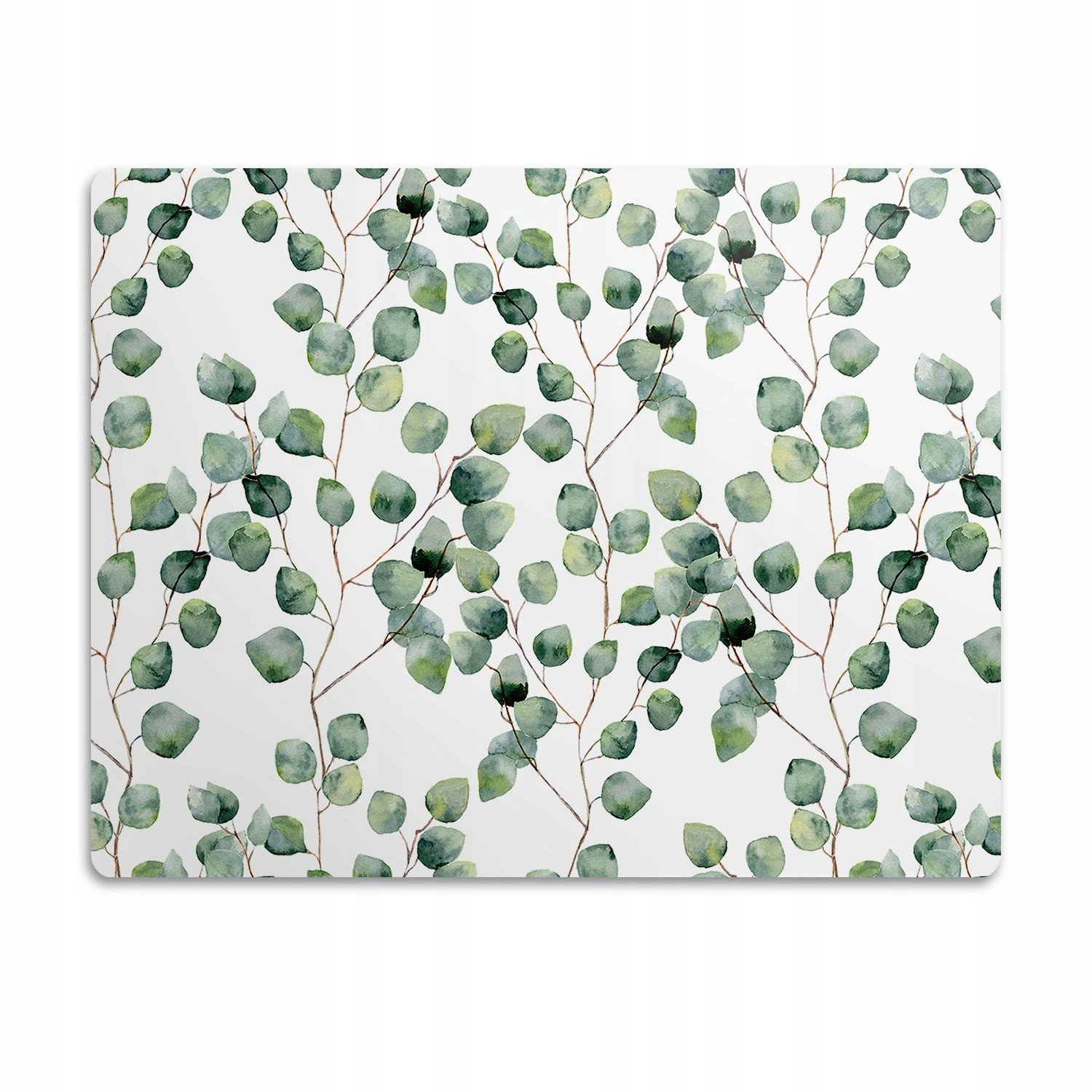 Podložka pro psa pod misku s listy 90x60