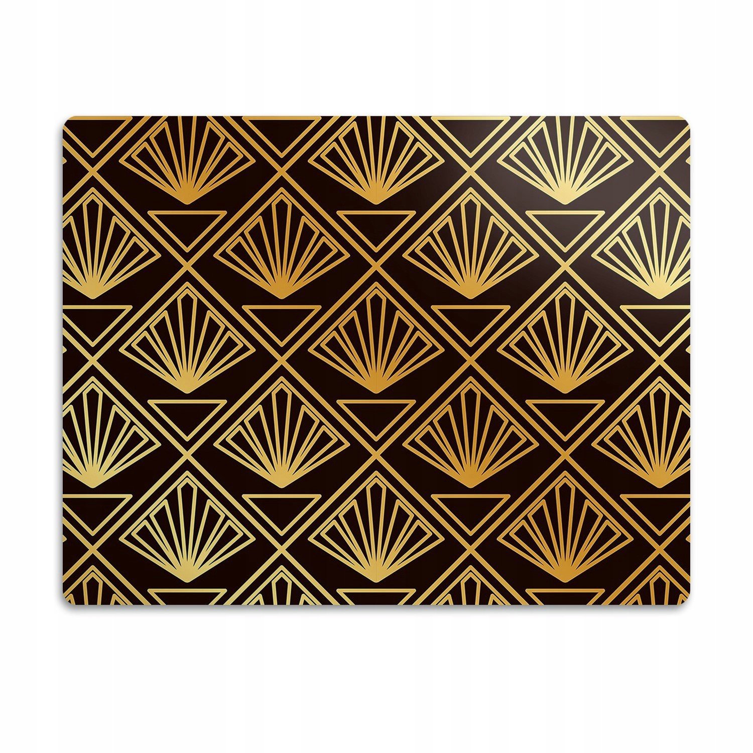 Podložka pro psa pod misku Umělecká zlatá 90x60 cm