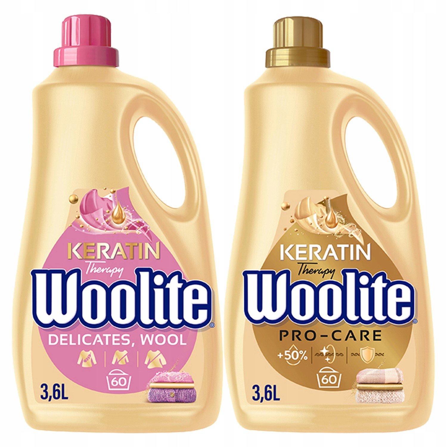 Woolite Tekutý prací prostředek Delicate 3,6L x2 120 praní