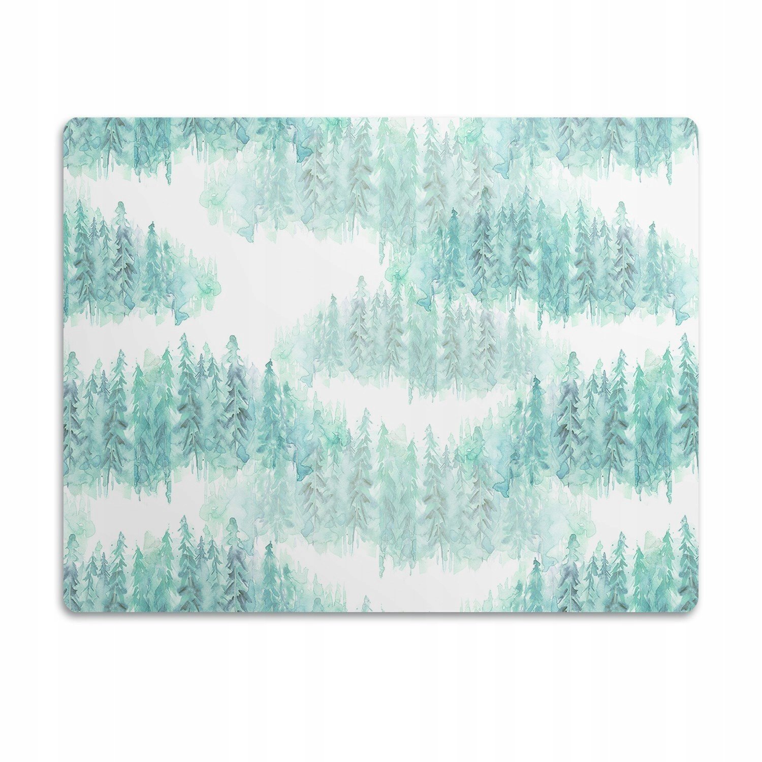 Voděodolná podložka pod misku Malovaný les 90x60 cm