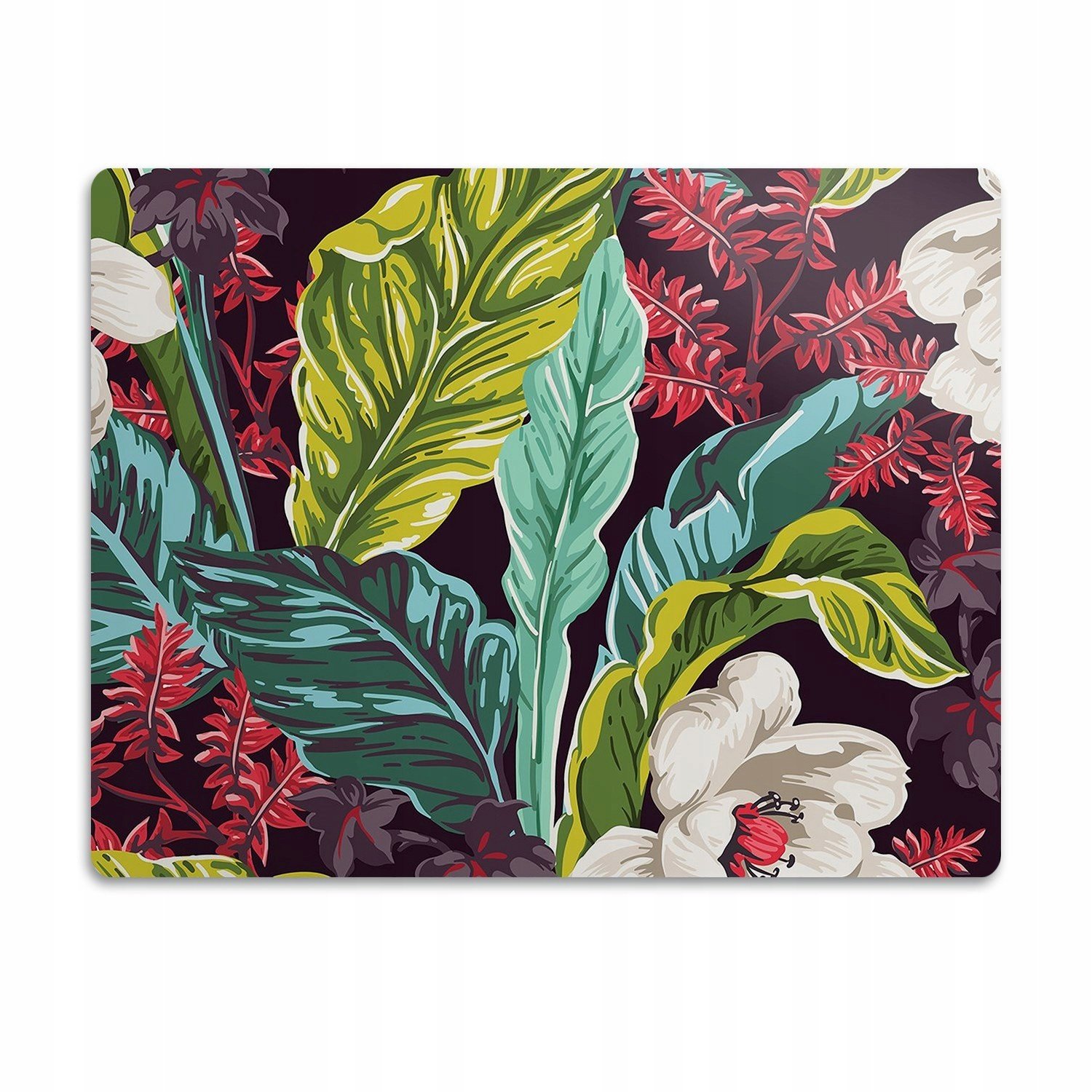 Voděodolná podložka pod misku Motiv květiny 90x60 cm