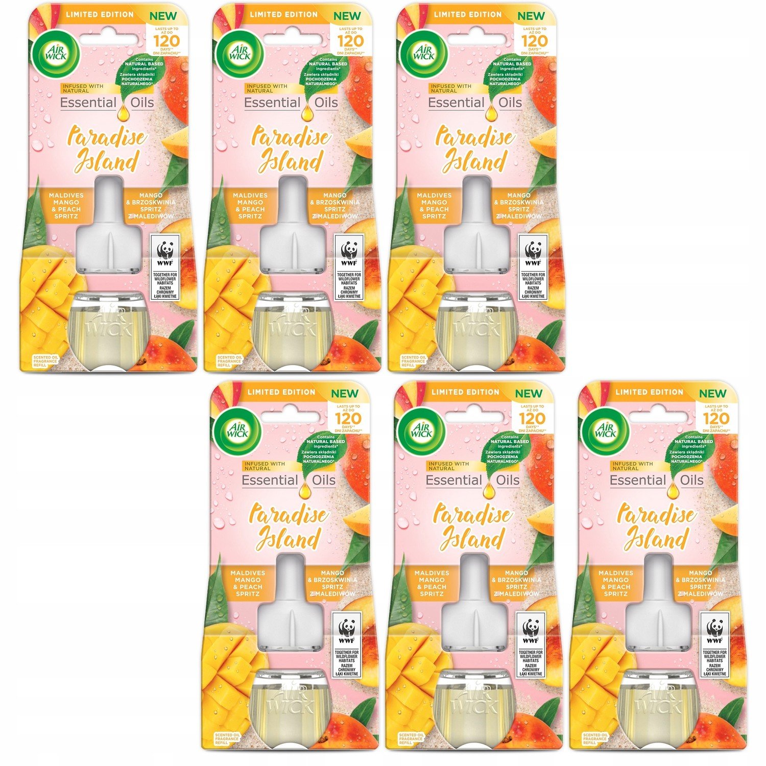 Air Wick Elektrický osvěžovač náplně Mango 19ml*6