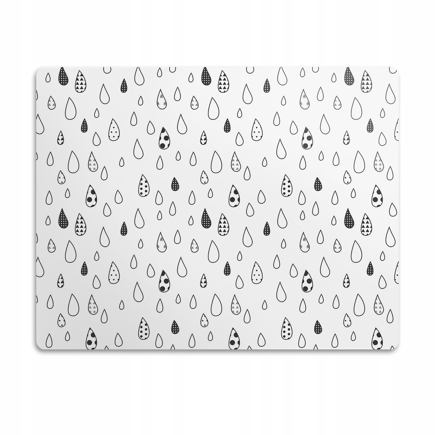 Podložka pod kočičí toaletu Abstraktní kapky 90x60