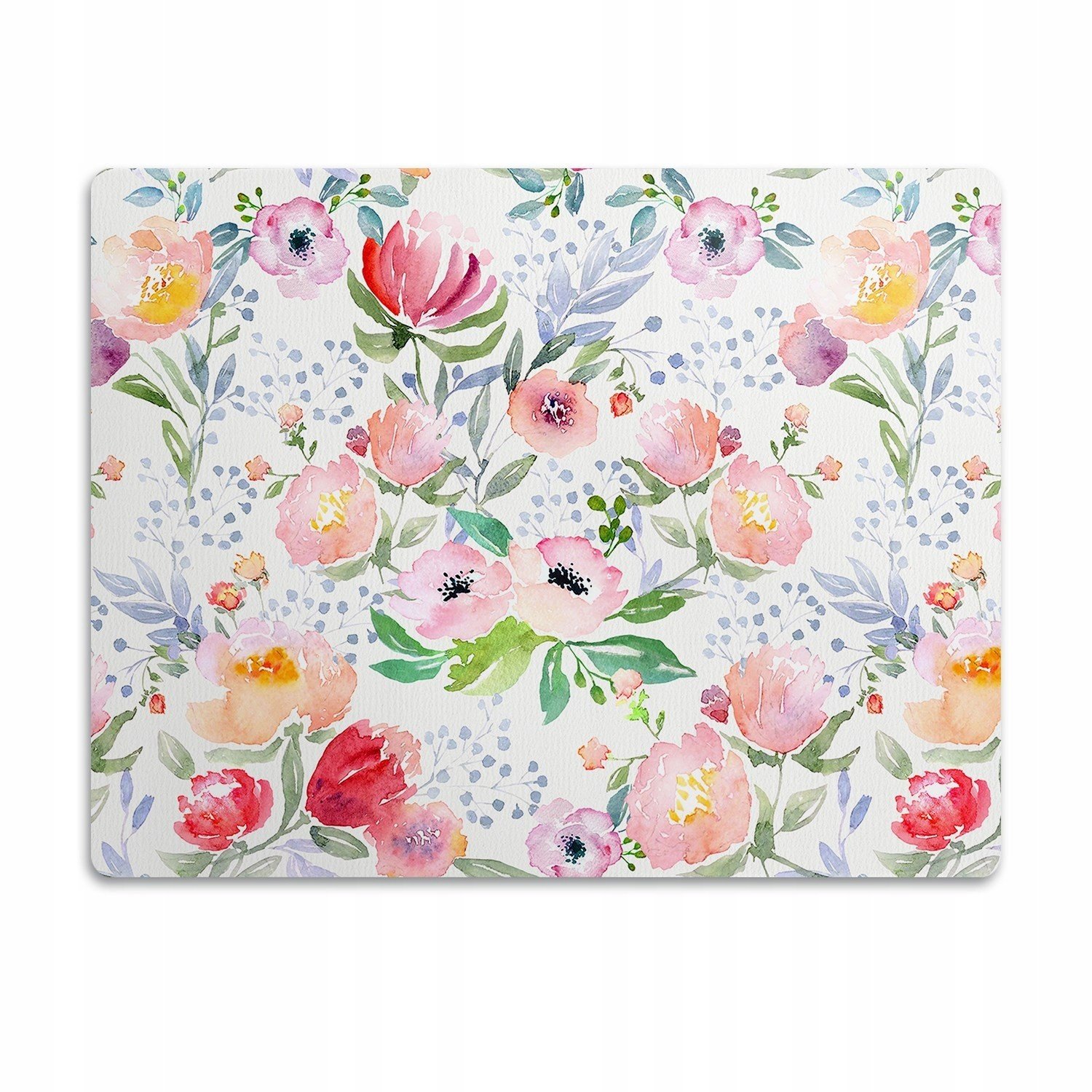 Podložka pod misku pro kočku psa Pastelové květiny 90x60