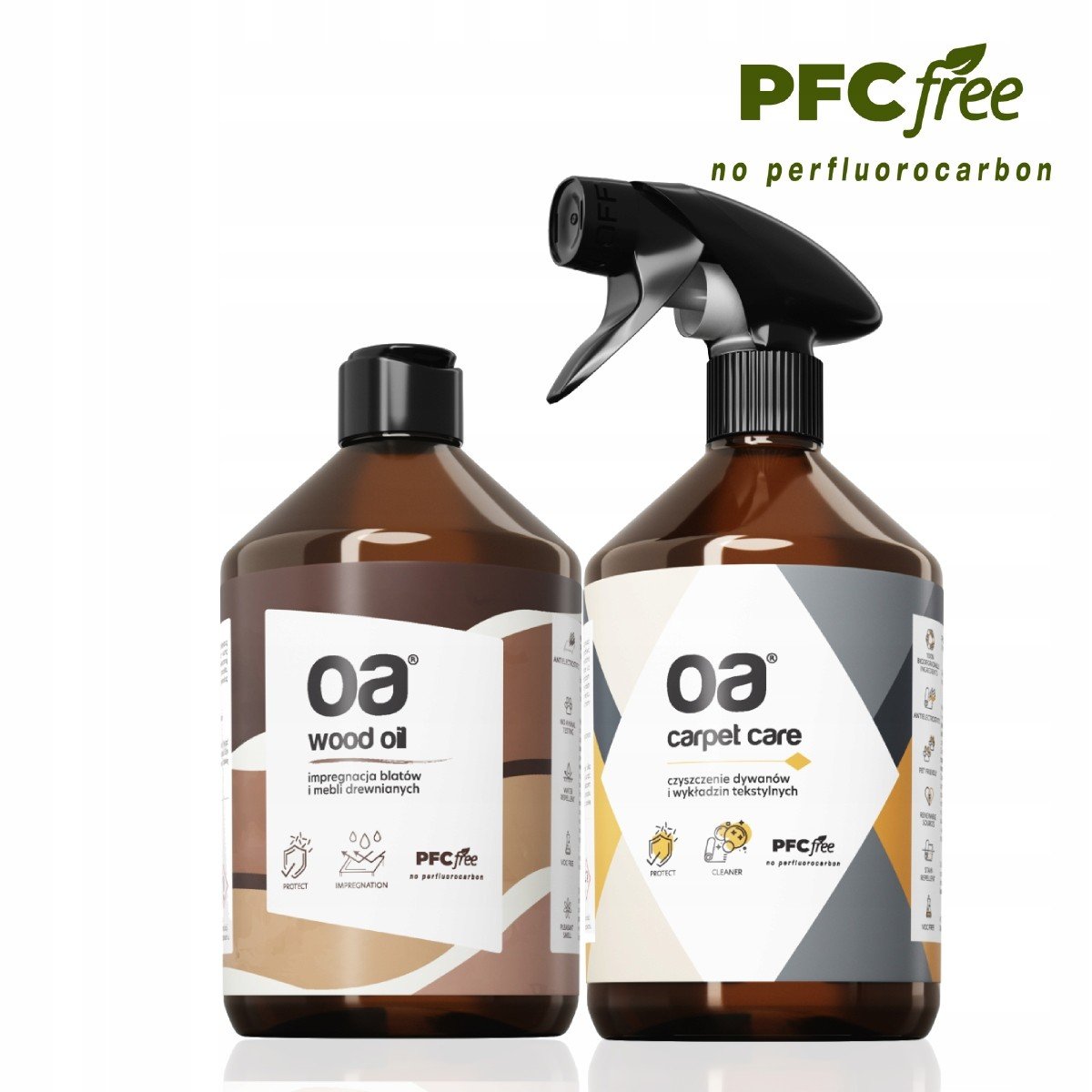 Set Oa olej dřevo +čištění koberce 500ml