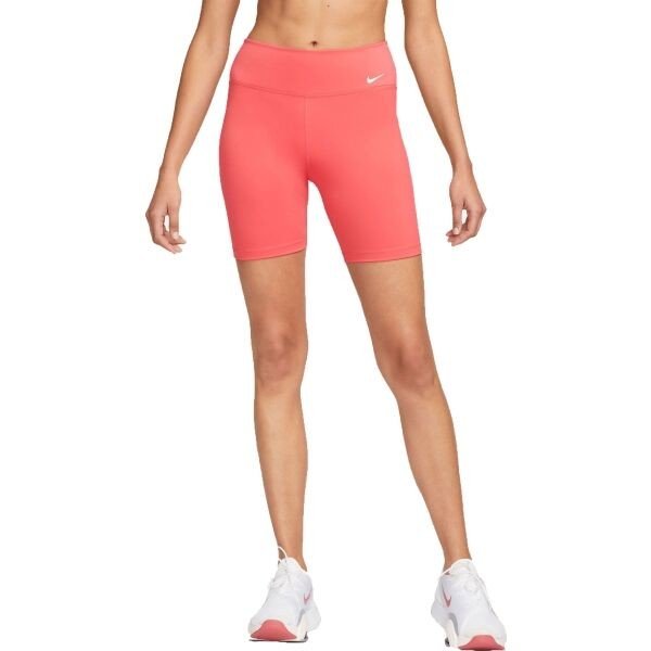 Nike ONE DF MR 7IN SHRT W Dámské sportovní šortky, lososová, velikost XL