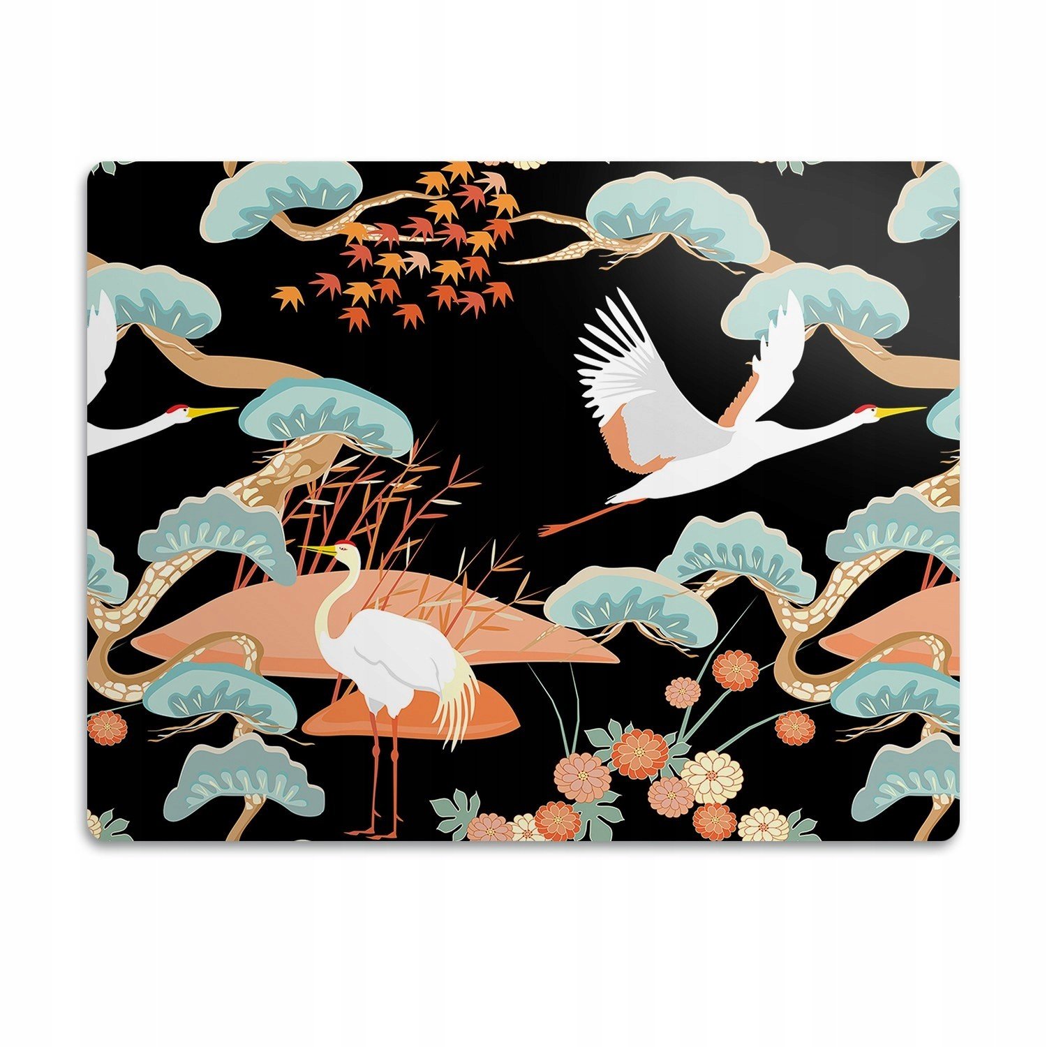 Pro kočku podložka pod misky Malované čepice 90x60