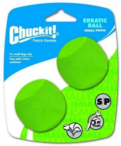 Chuckit Erratic Ball Small 2pack [20110]