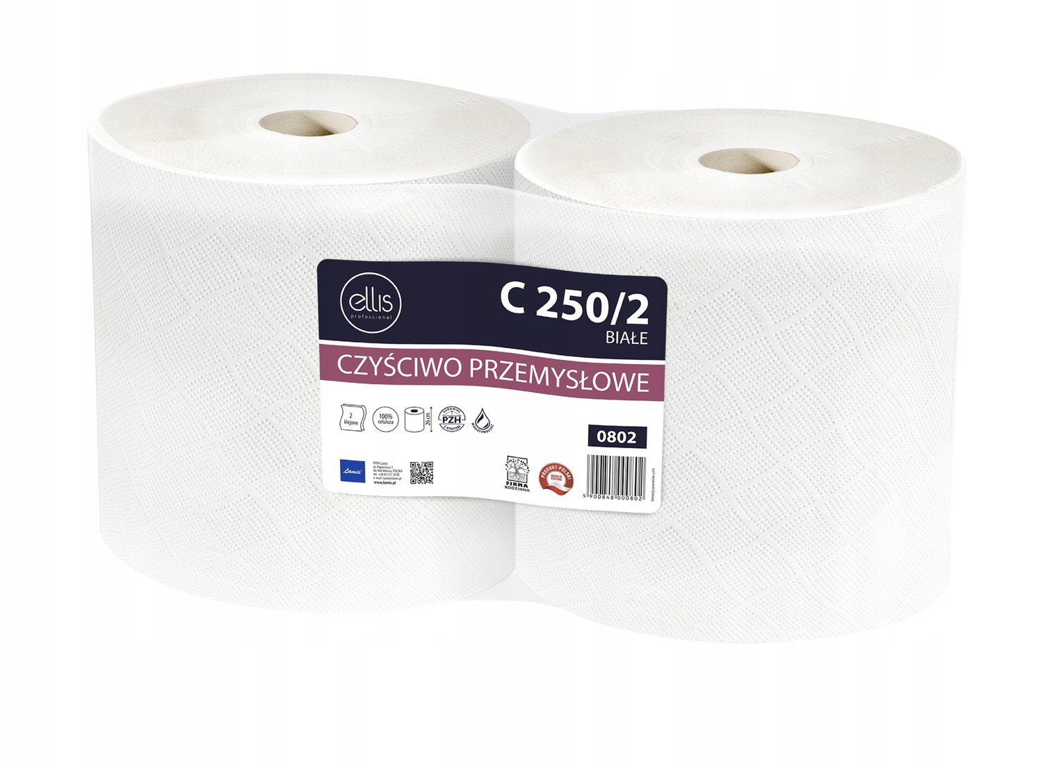 Papírové ručníky Lamix C250/2 bílé 2 ks