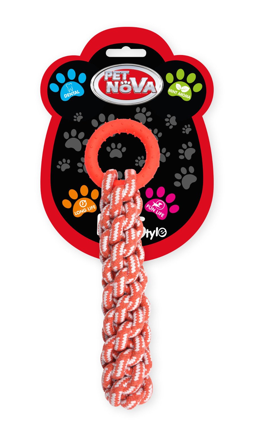 Pet Nova Gruby węzeł szvura zabawka dla psa pomara