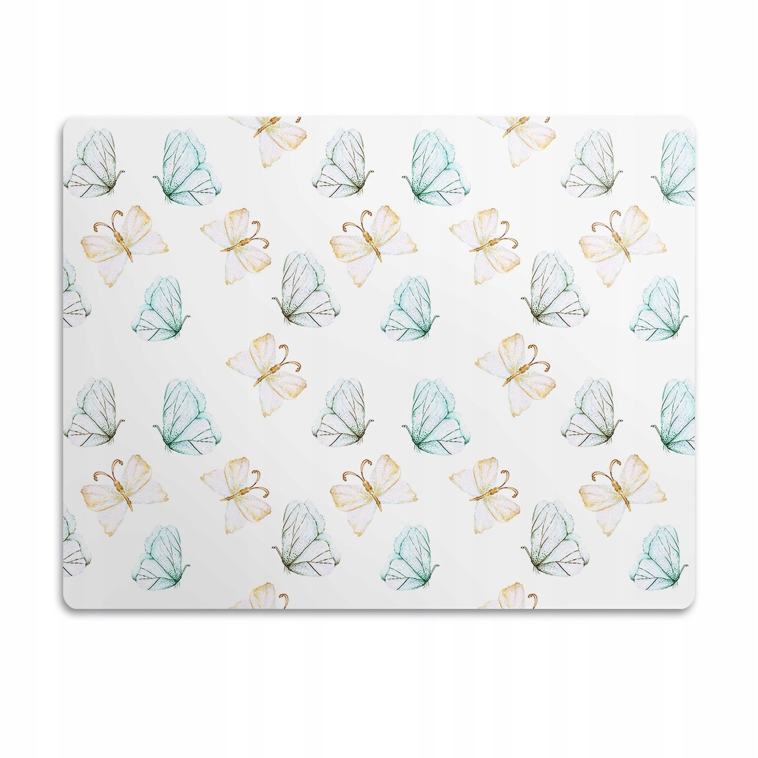 Voděodolná podložka pod misku Motýli barevné 90x60cm