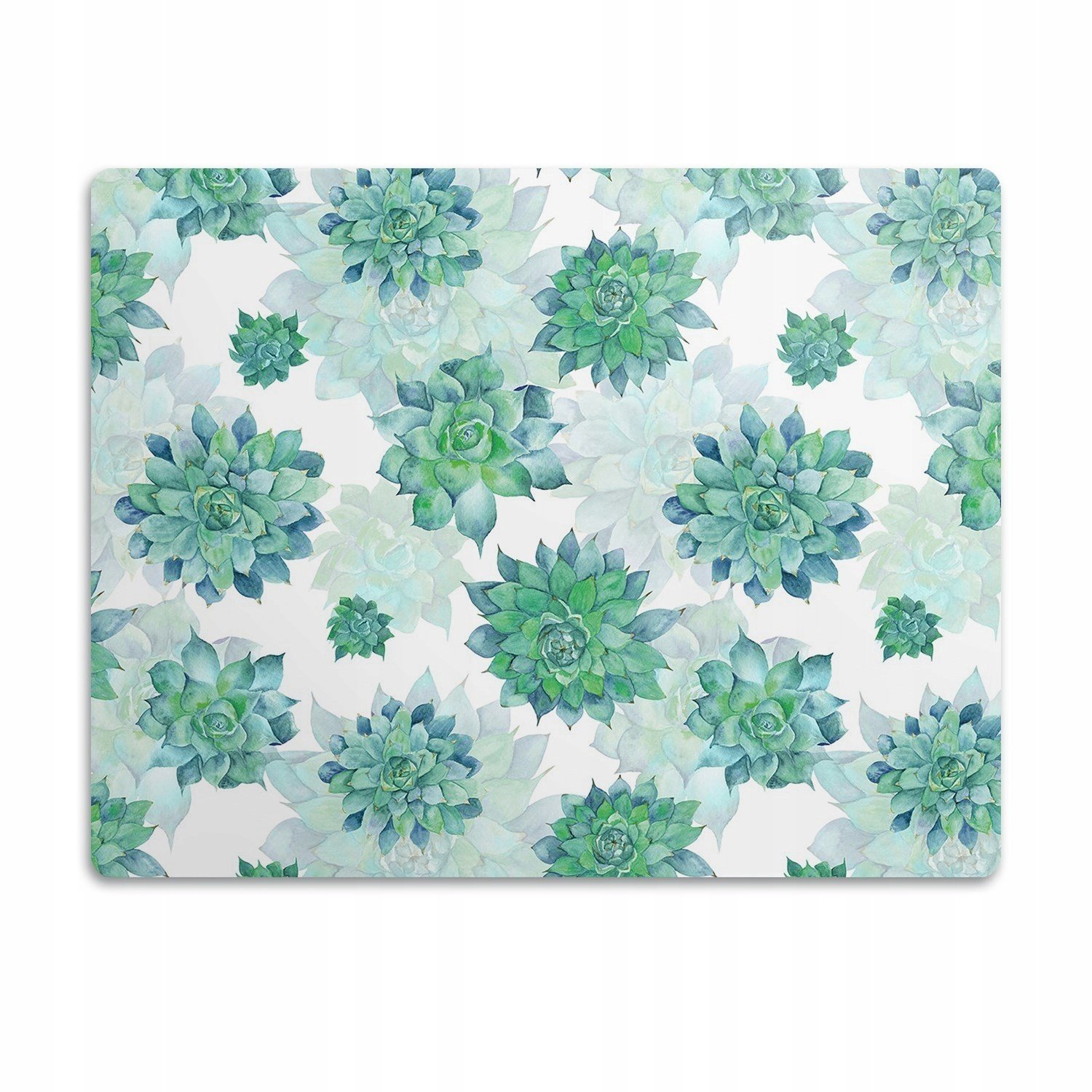 Podložka pod kočičí toaletu Sukulent stínovaná 90x60