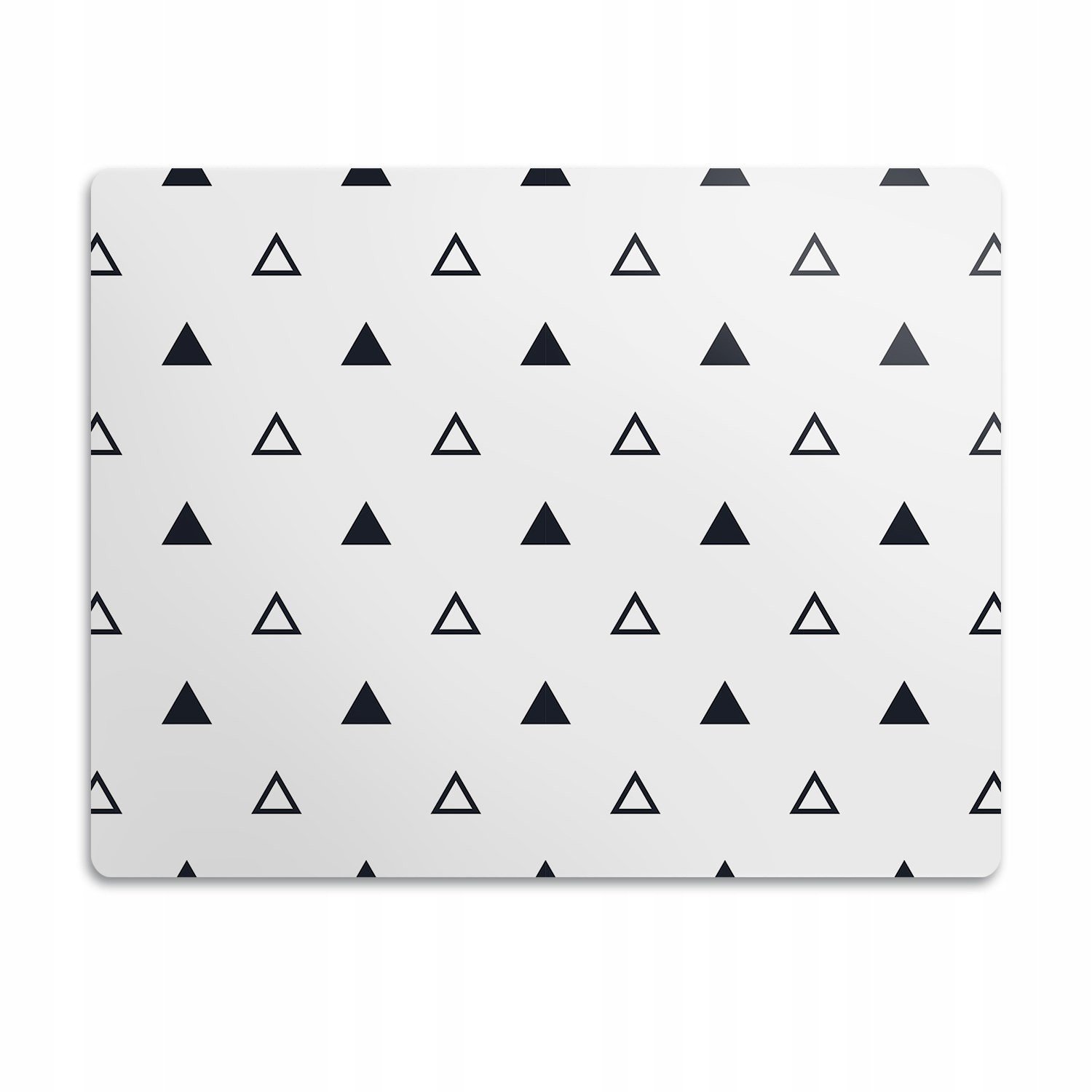 Podložka pod misku pro domácí mazlíčky Trojúhelníky 90x60 cm