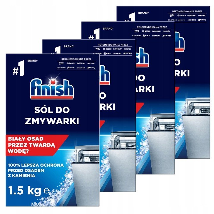 Finish Ochranná sůl do myčky 4x1,5 kg