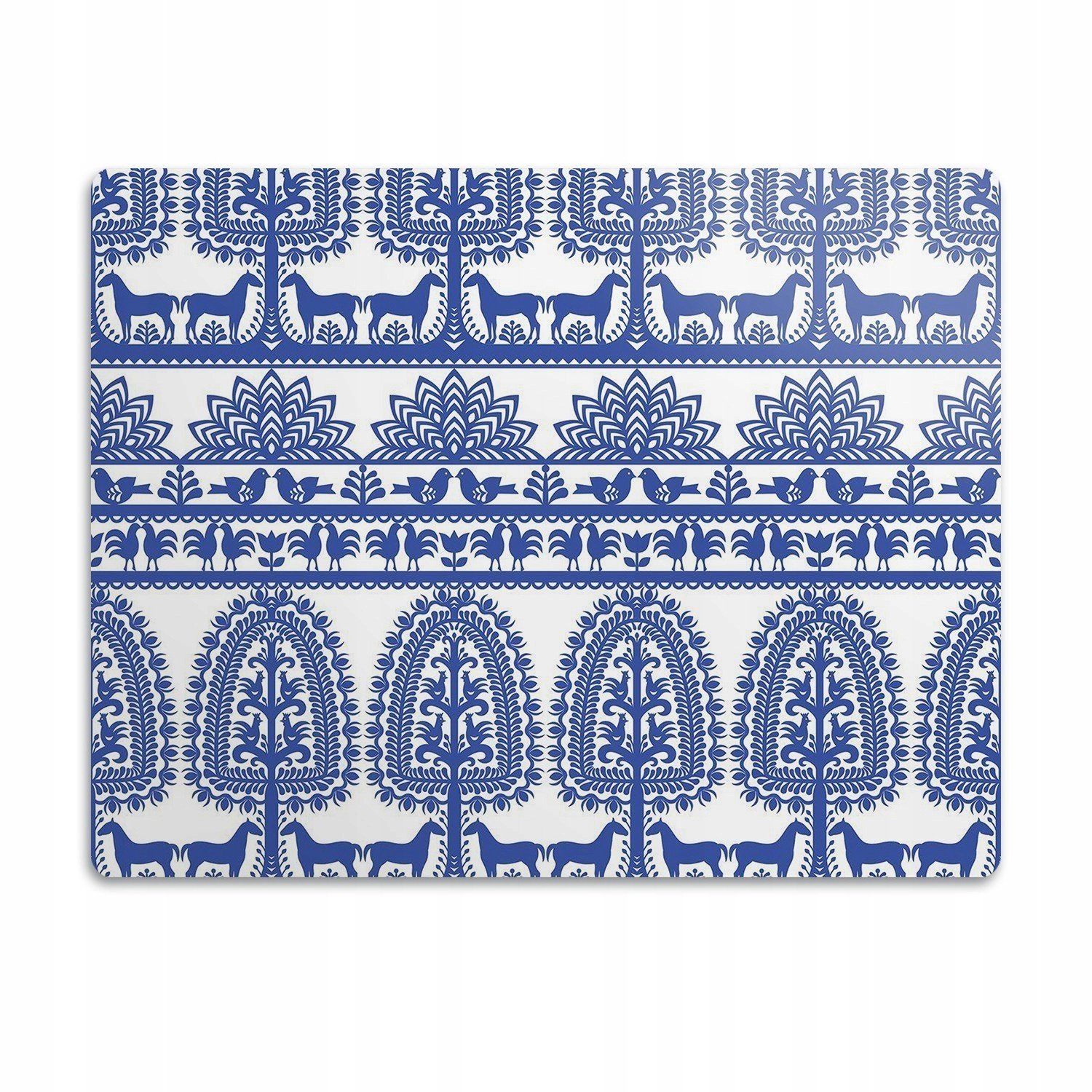 Voděodolná podložka pod misku Vzor zvířátka 90x60 cm