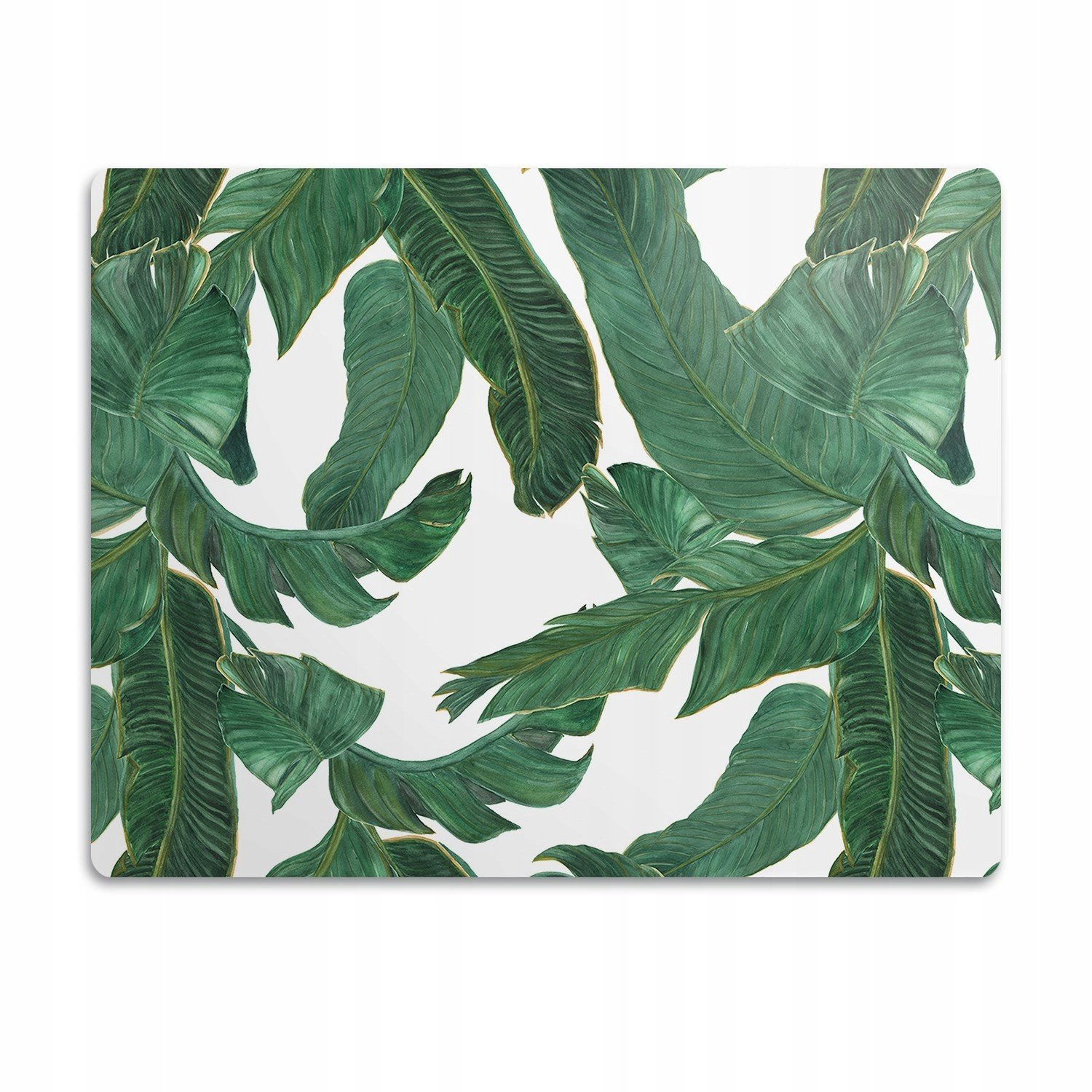 Podložka pod misky pro psa Zelené listy 90x60cm