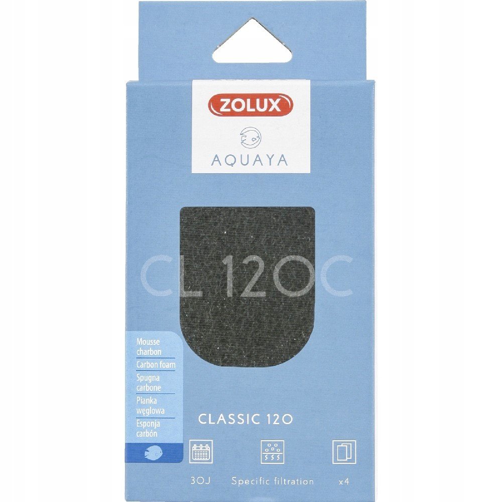 Zolux Aquaya Carbon Classic náplň 120 (330213)