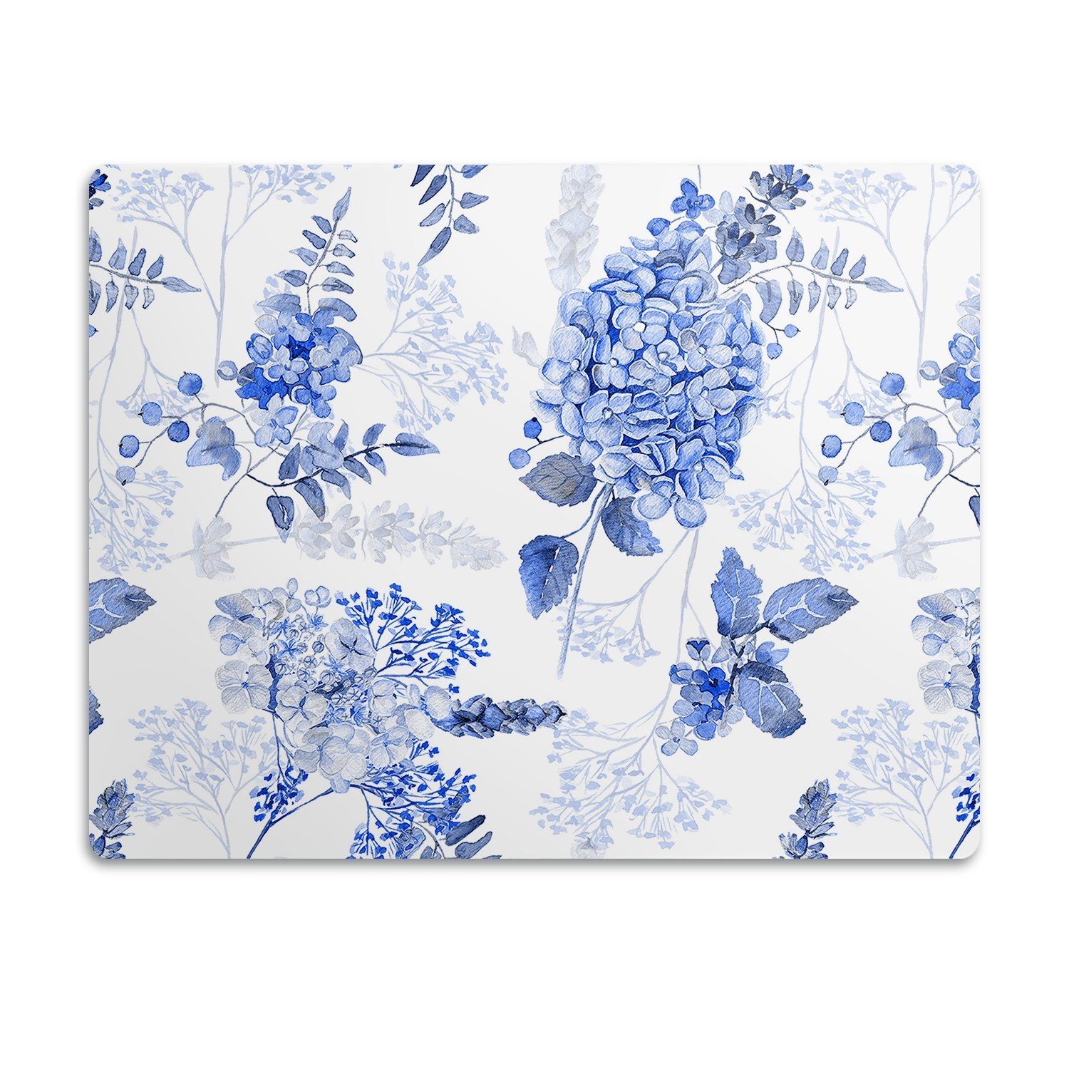 Ochranná podložka pod misku Modrá hortenzie 90x60