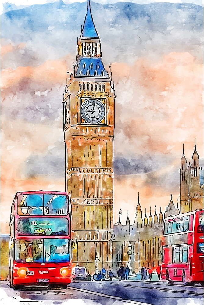 Obraz 40x60 cm London – Fedkolor
