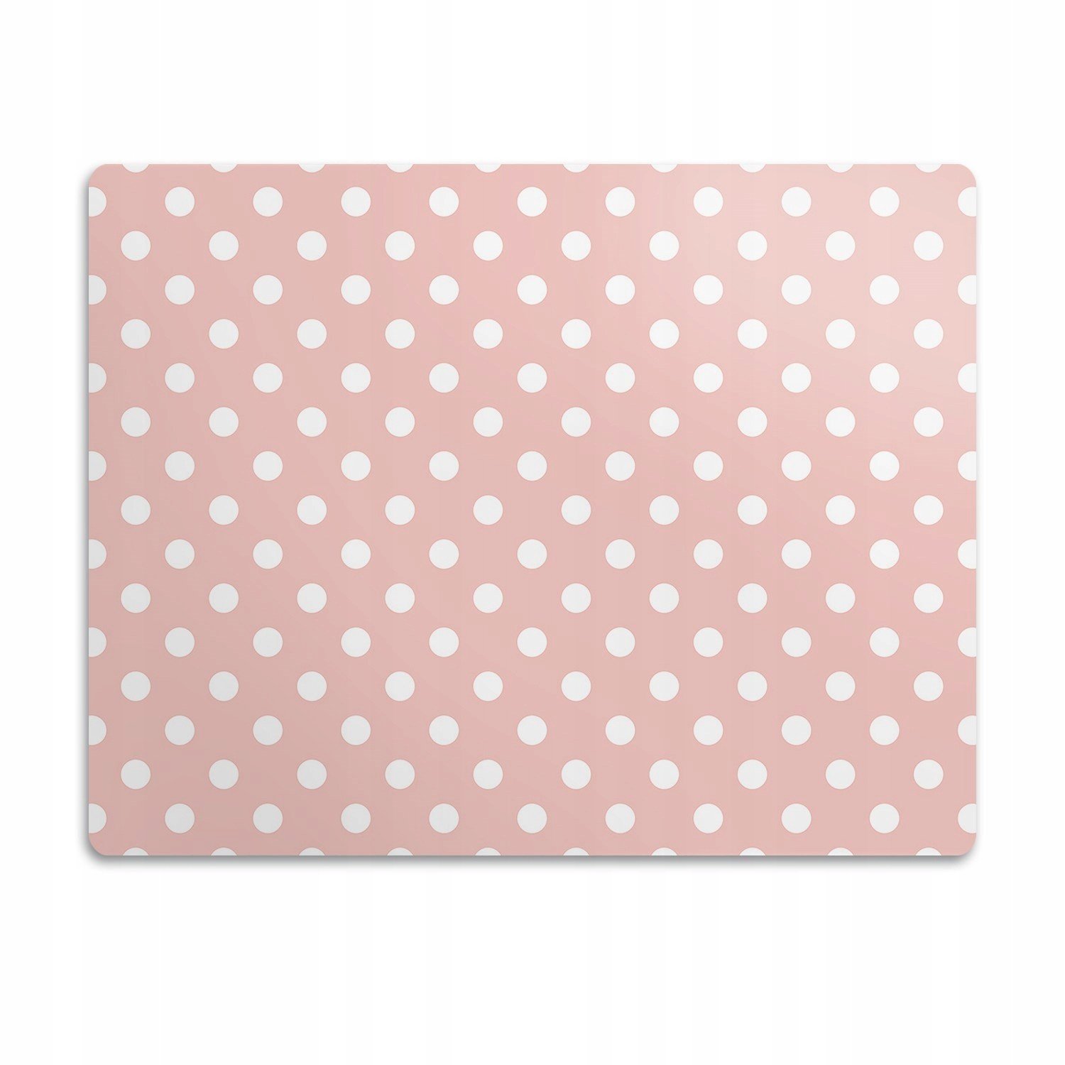 Podložka pod misku Bílé tečky růžové pozadí 90x60