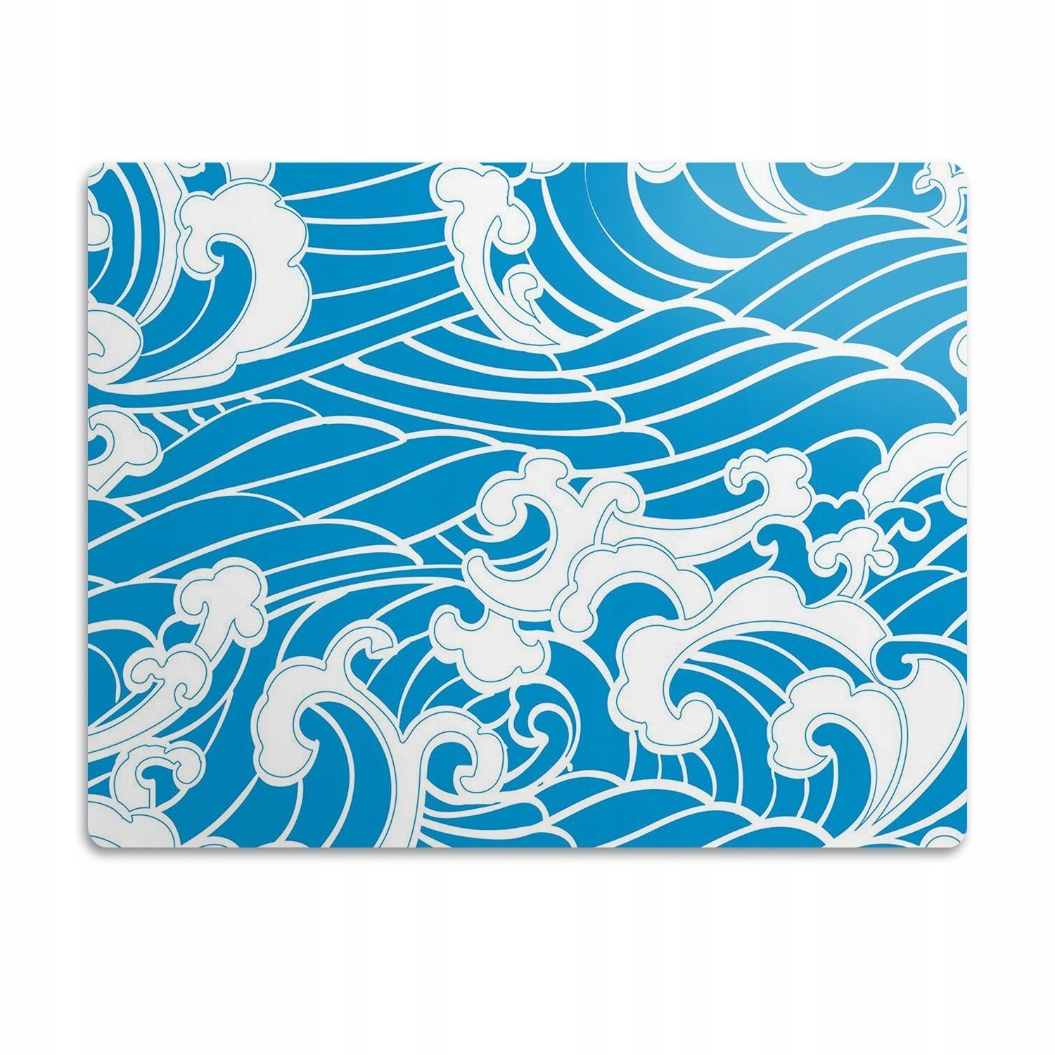 Podložka pro kočku a psa pod misku Voda vlny 90x60 cm