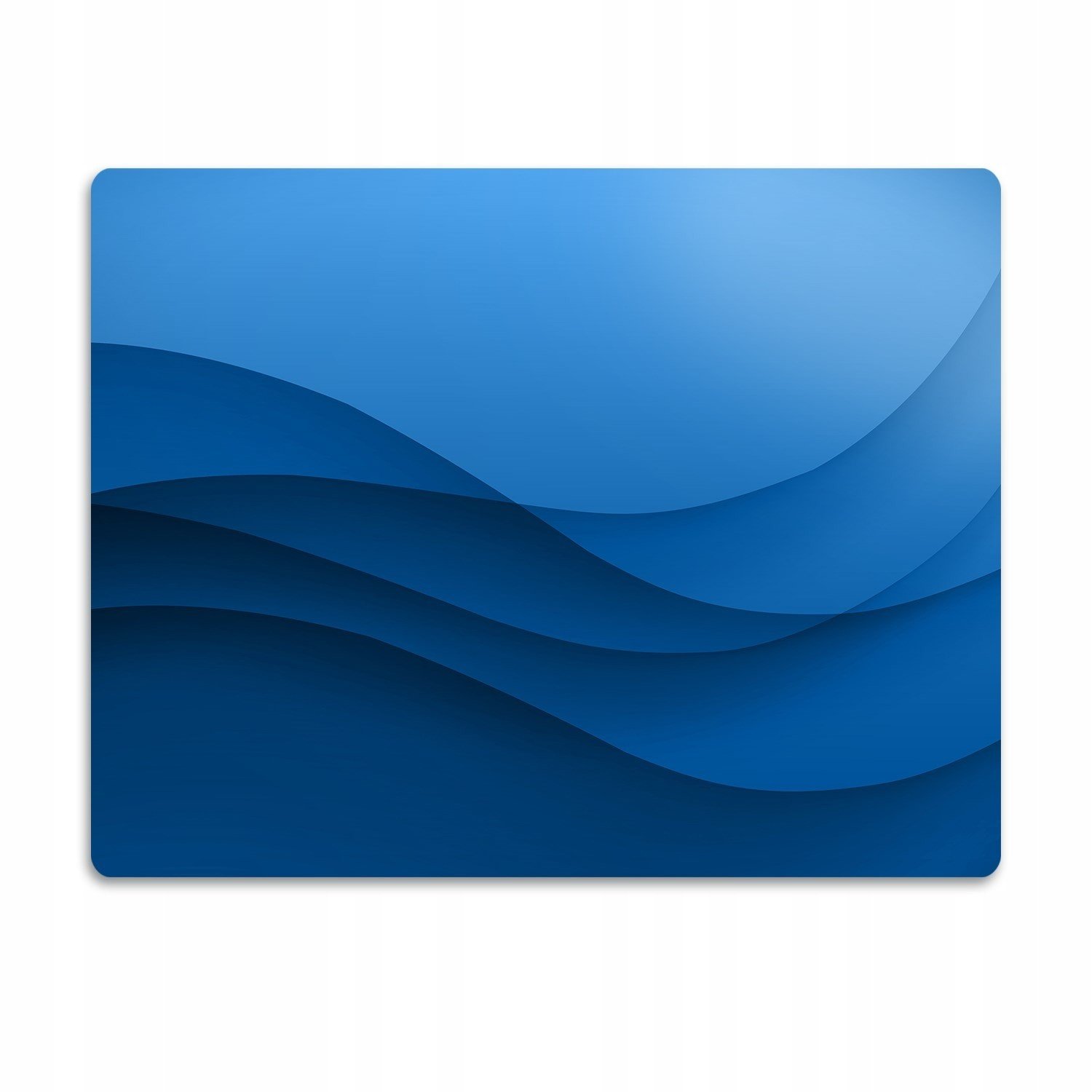 Podložka pod misku pro kočky Modrý vzor 90x60 cm