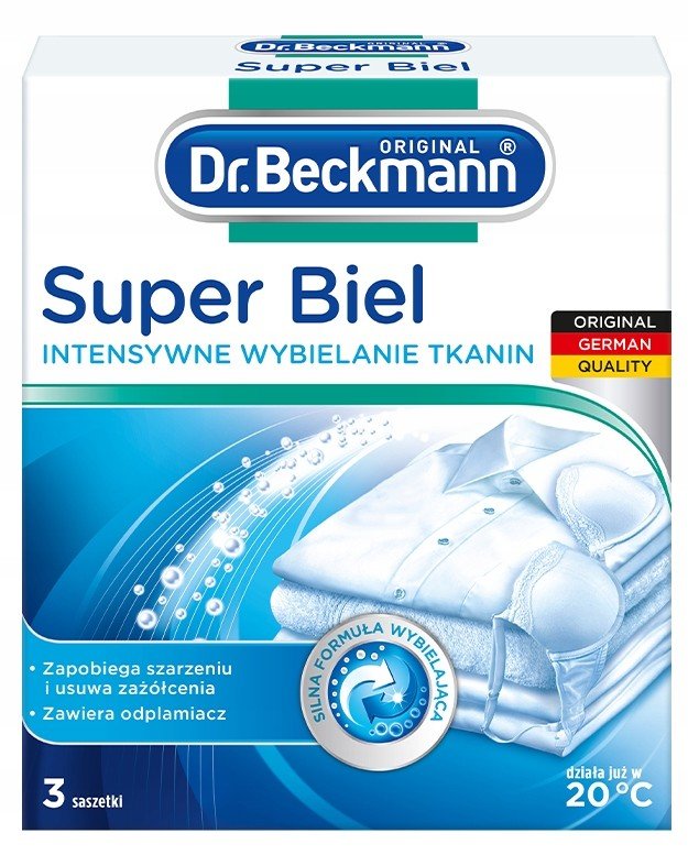 Dr. Beckmann Odstraňovač skvrn Biel 3x40 g