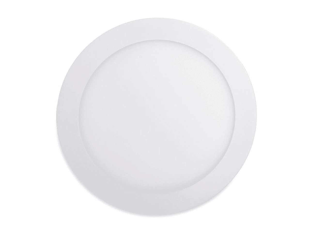 LED Solution Bílý vestavný LED panel kulatý 220mm 18W Economy Barva světla: Teplá bílá 7864