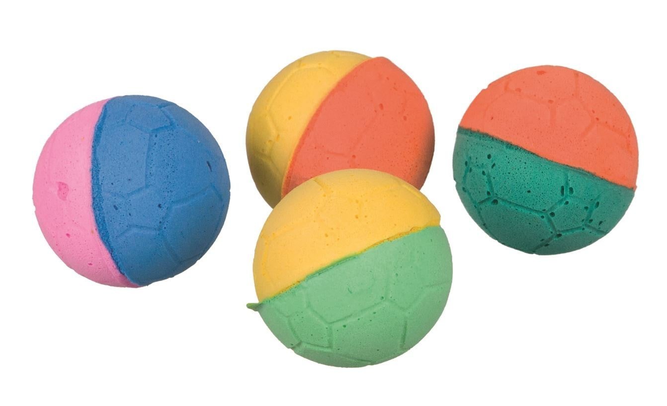 Trixie softbalový míček pro kočky - 2 x 4 kusy