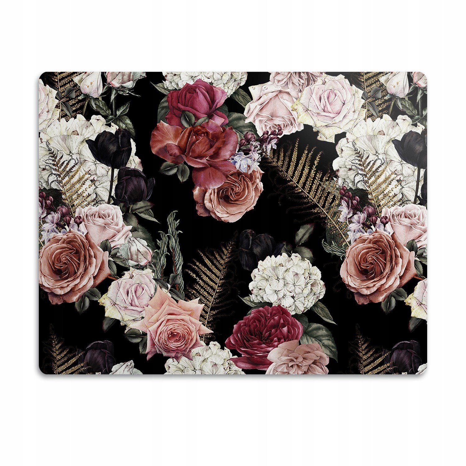 Voděodolná podložka pod misku Tmavá zahrada 90x60 cm