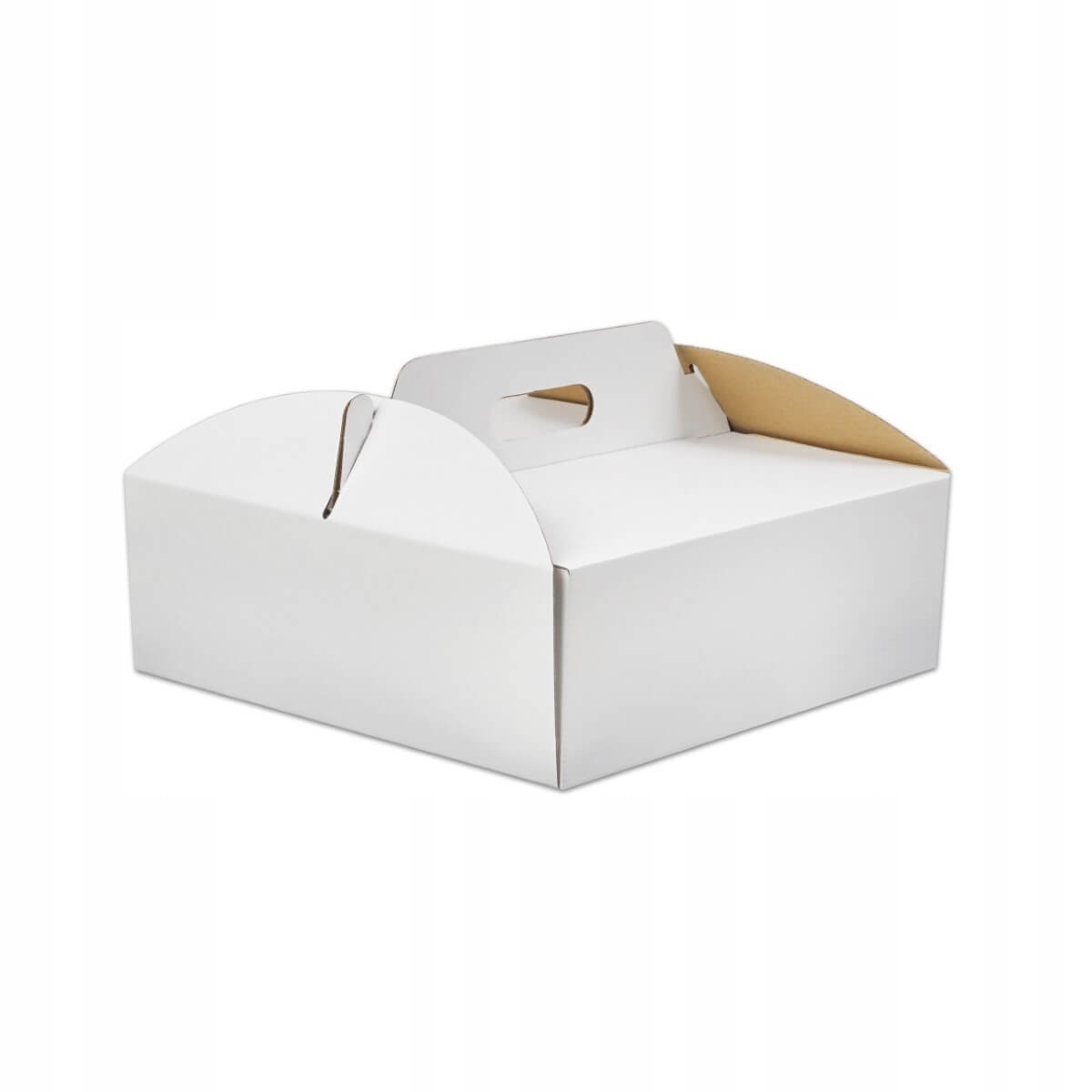 Kartonová krabice na dort 35x35x15cm 30 ks. Bílý
