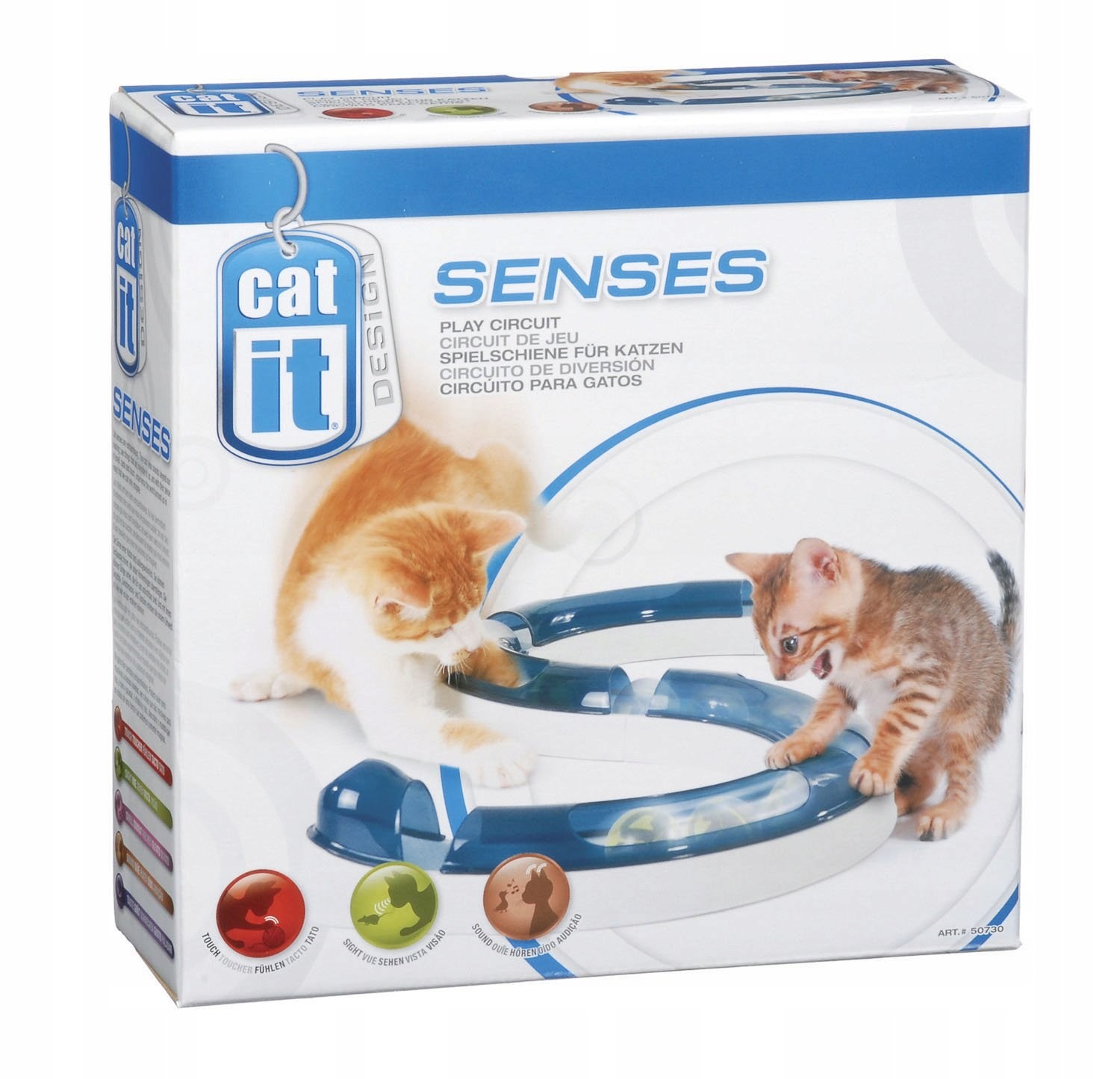 Catit Design Senses Tunel s míčem pro kočku Interak