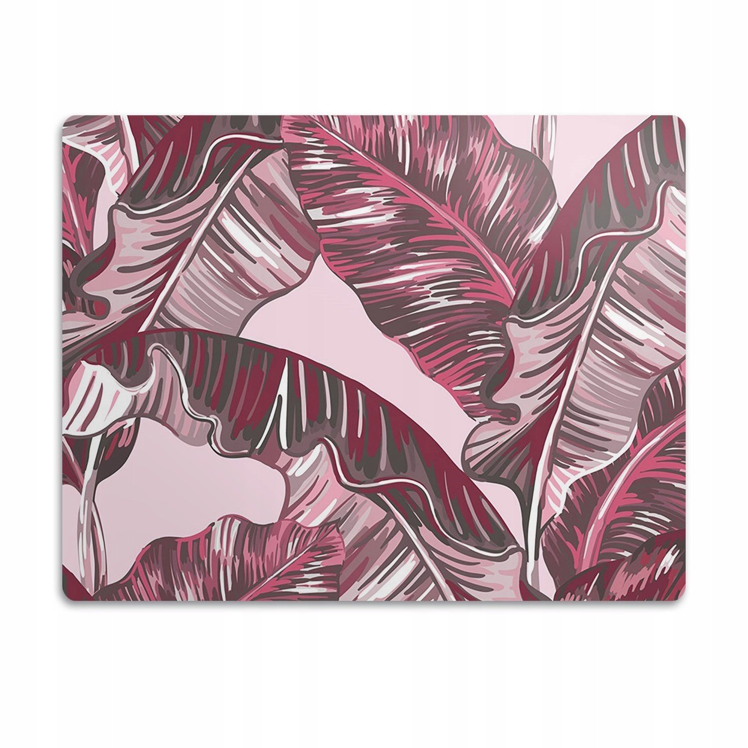 Voděodolná podložka pod misku Růžová palma 90x60 cm