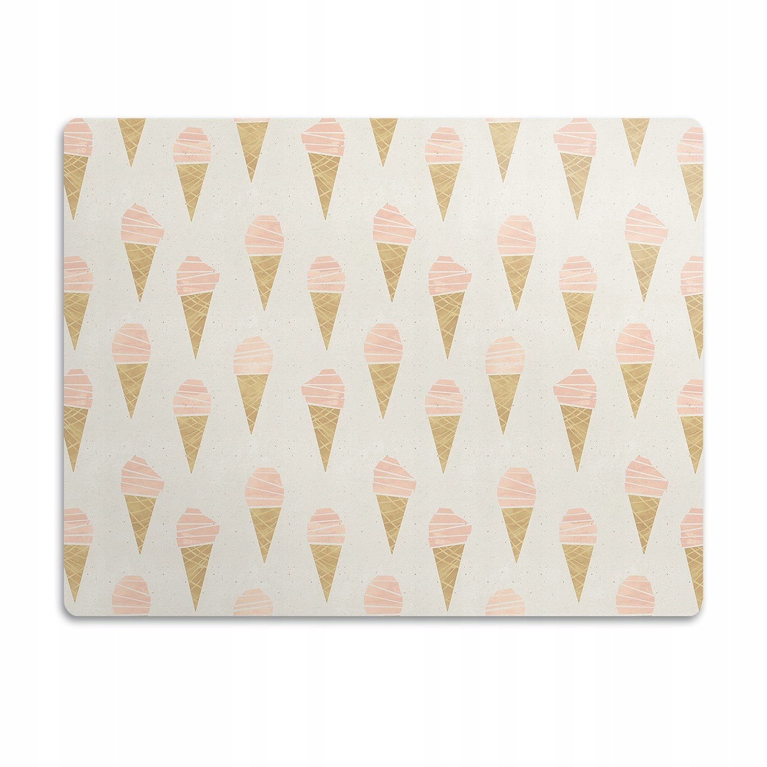 Ochranná podložka pod psí misky Růžová zmrzlina 90x60