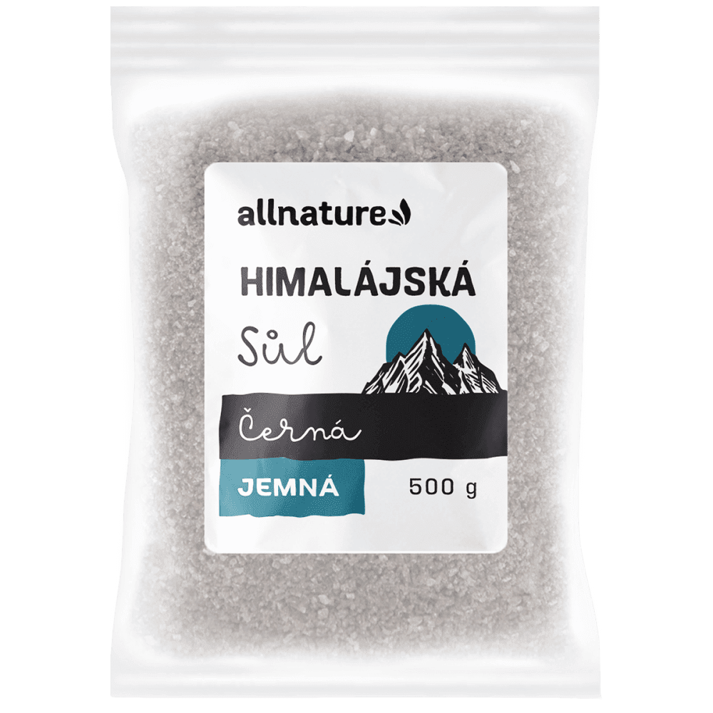 ALLNATURE Himalájská sůl černá jemná 300 g