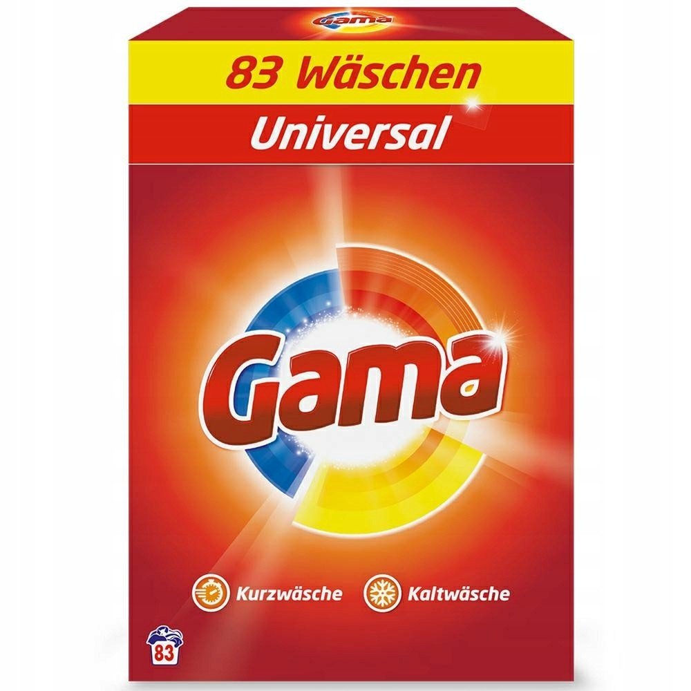 Gama Universal Prášek 83 Praní 5,395kg De