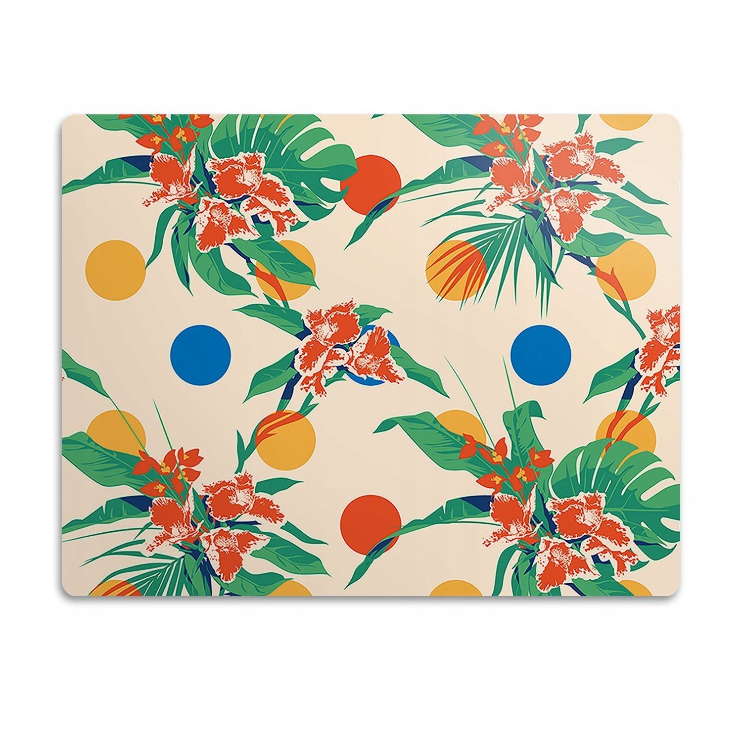 Pro psa kočky podložka pod misky Exotický motiv 90x60