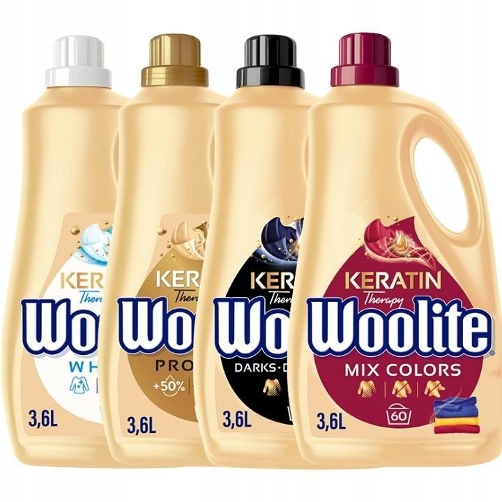Woolite Pro White Dark Color Tekutý prací prostředek 4x3,6l