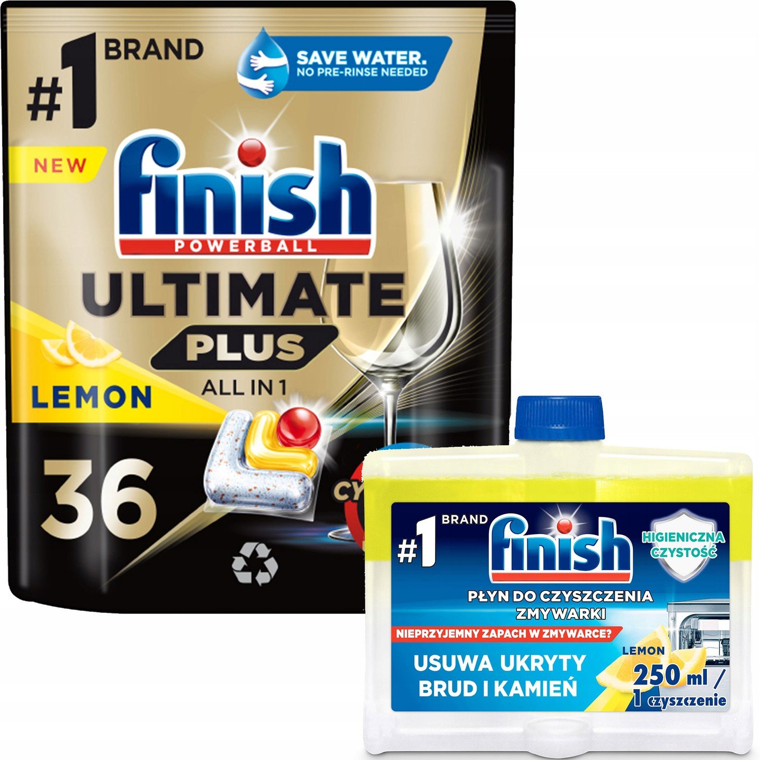 Finish Ultimate Plus 36 Lemon kapsle čistič
