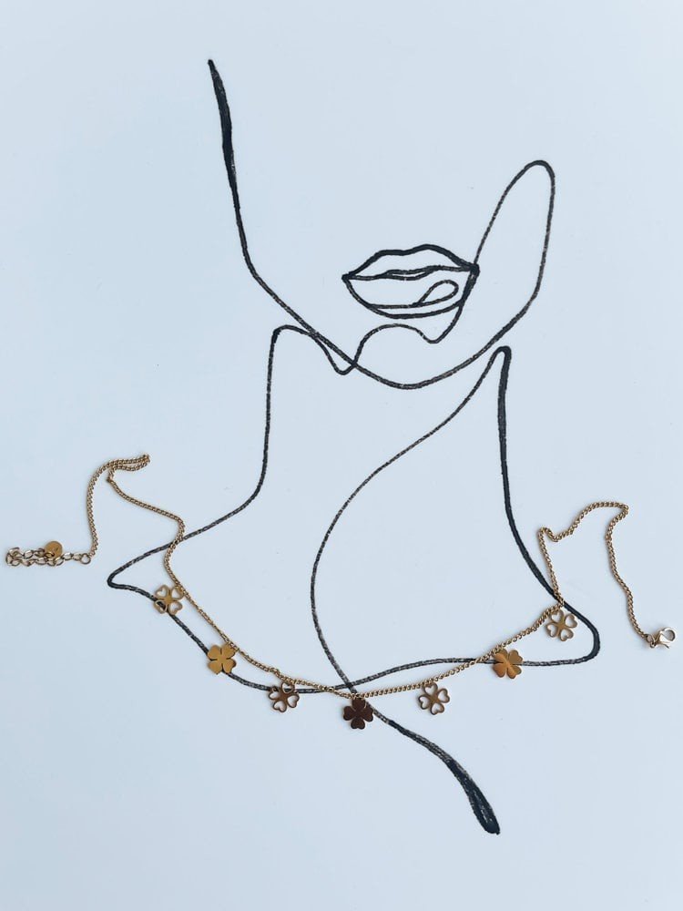 Náhrdelník MUNDHIDO zlatý Dstreet