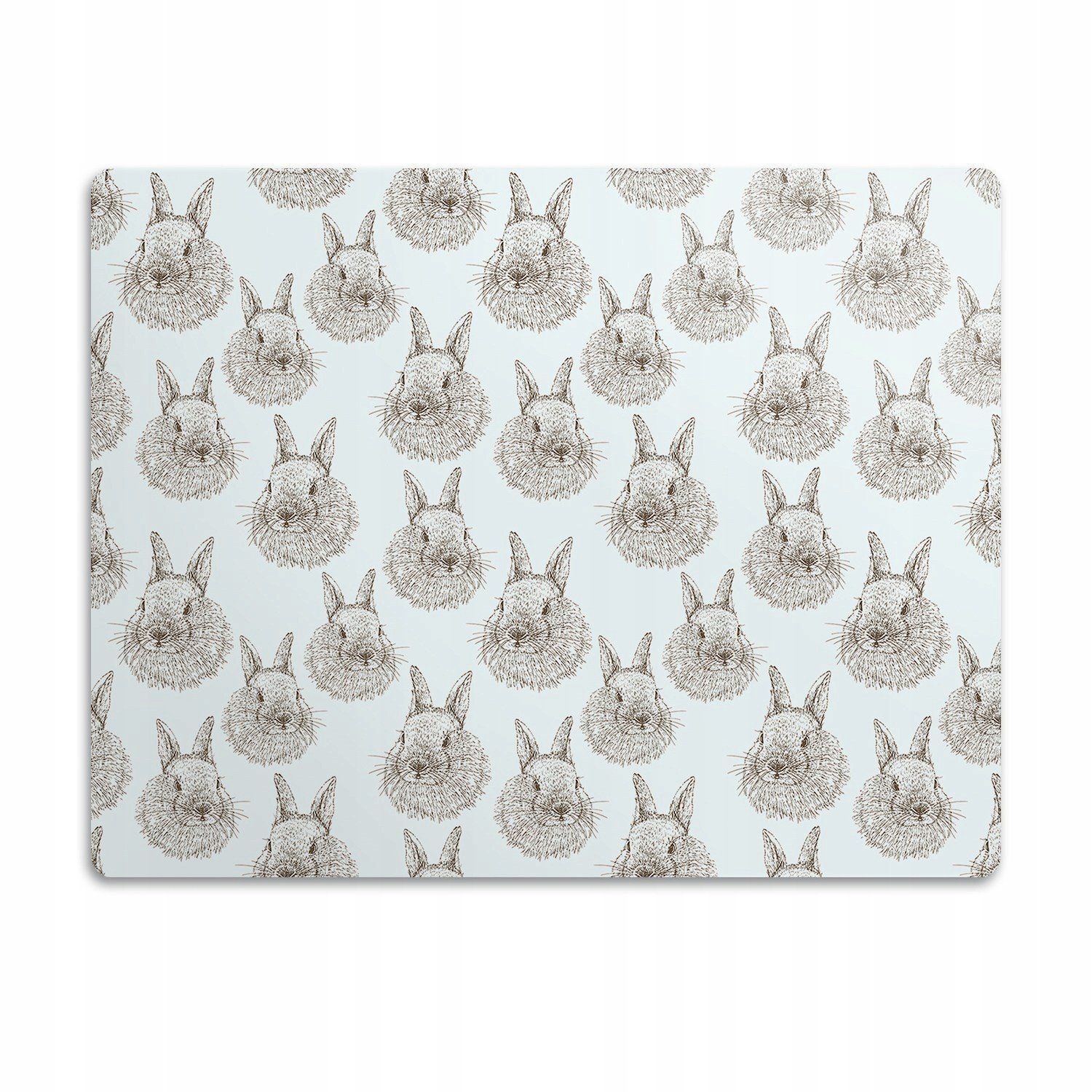 Voděodolná podložka pro psa Hlavy králíků 90x60